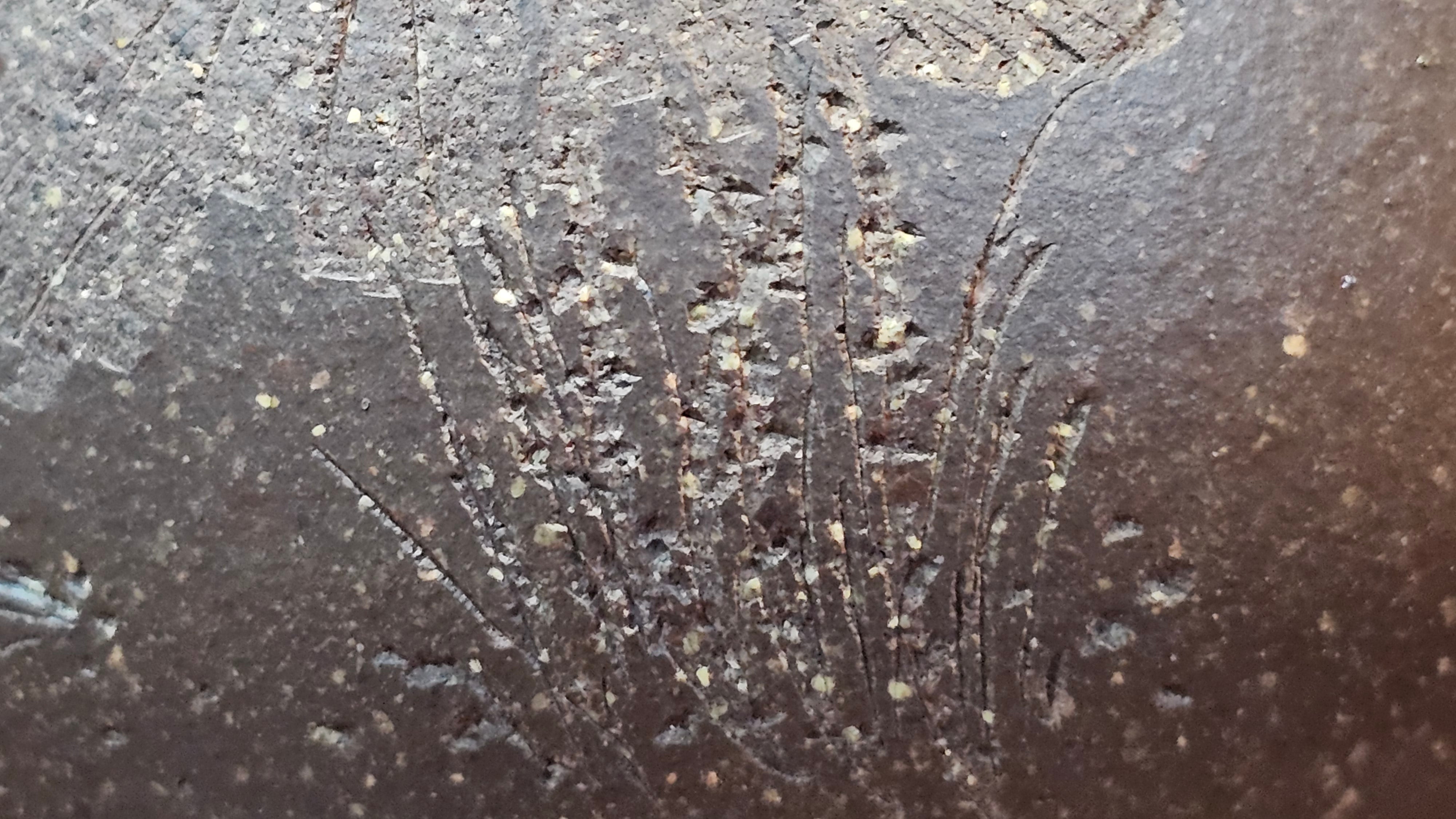 Qie Gua《茄瓜》~ "The Gourd", 152.8ml, Hei Zi Ni 黑紫泥, by our Craftsman Zhang Huan 张欢, Calligraphy and Lotus Engraving by Craftsman Yi Cheng 逸成 ~ Congratulations!to Dr L.L.! 1327hrs 19th Sept 2025! Ventura, CA!