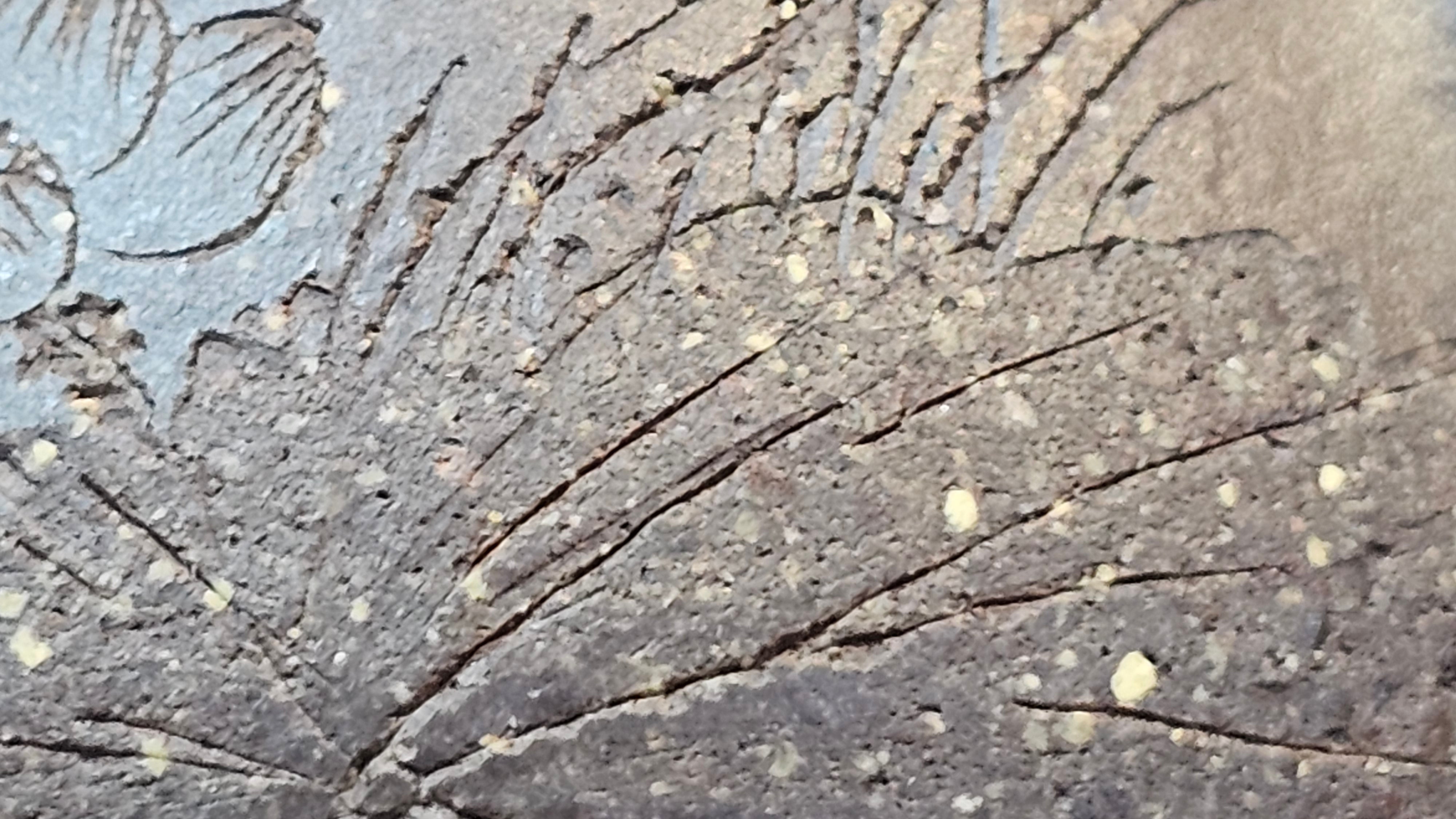 Qie Gua《茄瓜》~ "The Gourd", 152.8ml, Hei Zi Ni 黑紫泥, by our Craftsman Zhang Huan 张欢, Calligraphy and Lotus Engraving by Craftsman Yi Cheng 逸成 ~ Congratulations!to Dr L.L.! 1327hrs 19th Sept 2025! Ventura, CA!