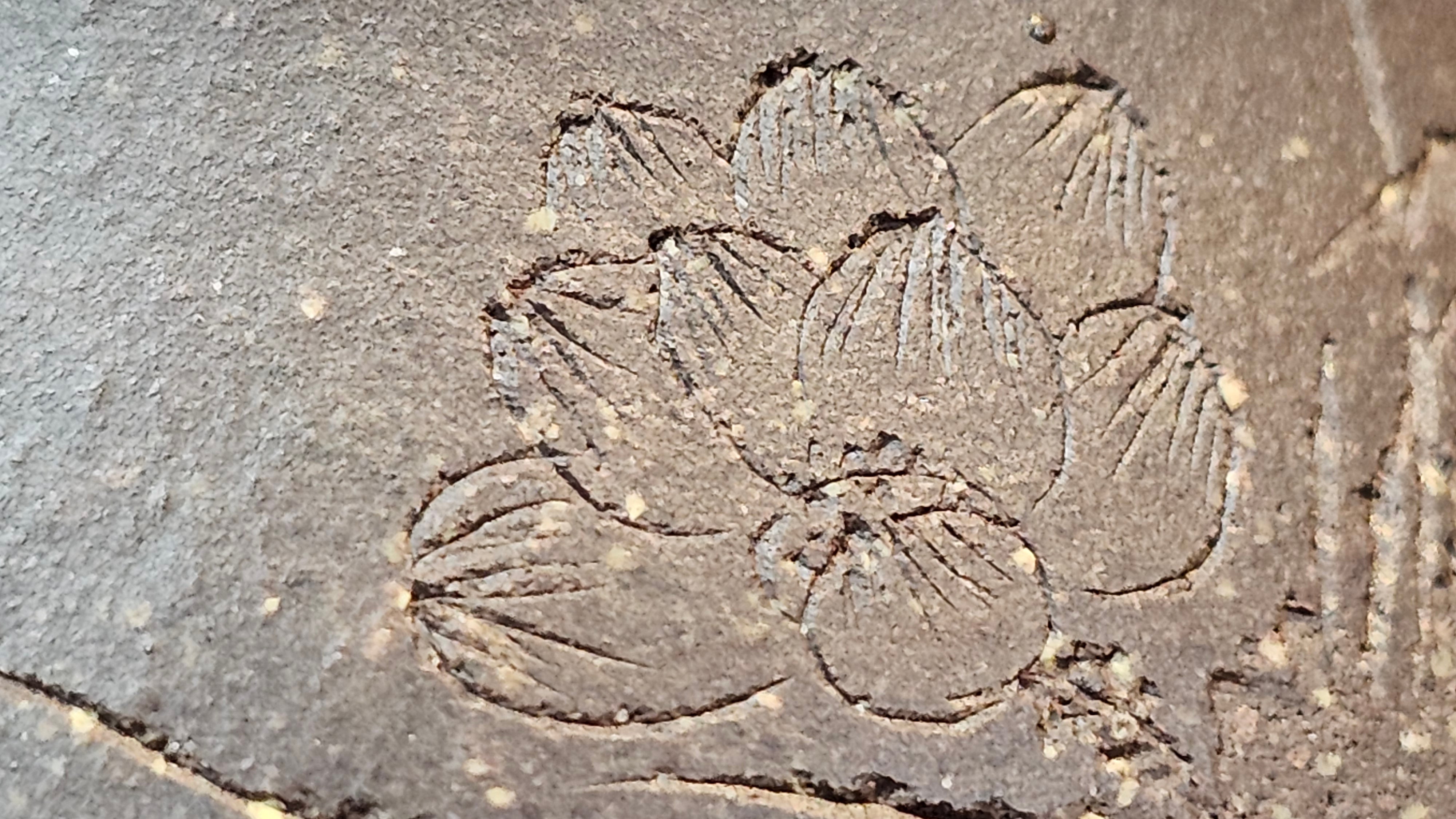 Qie Gua《茄瓜》~ "The Gourd", 152.8ml, Hei Zi Ni 黑紫泥, by our Craftsman Zhang Huan 张欢, Calligraphy and Lotus Engraving by Craftsman Yi Cheng 逸成 ~ Congratulations!to Dr L.L.! 1327hrs 19th Sept 2025! Ventura, CA!