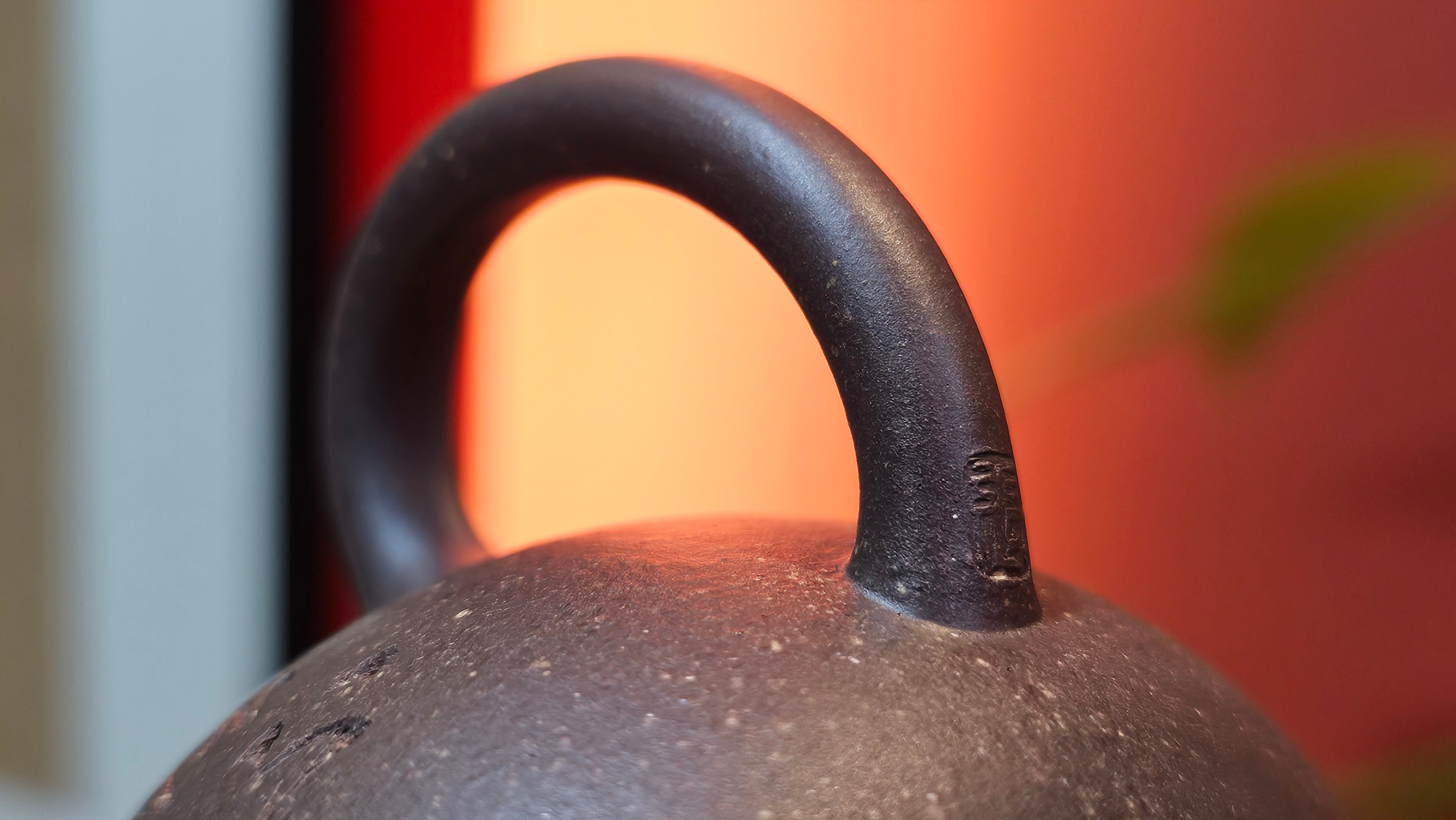 Qie Gua《茄瓜》~ "The Gourd", 152.8ml, Hei Zi Ni 黑紫泥, by our Craftsman Zhang Huan 张欢, Calligraphy and Lotus Engraving by Craftsman Yi Cheng 逸成 ~ Congratulations!to Dr L.L.! 1327hrs 19th Sept 2025! Ventura, CA!