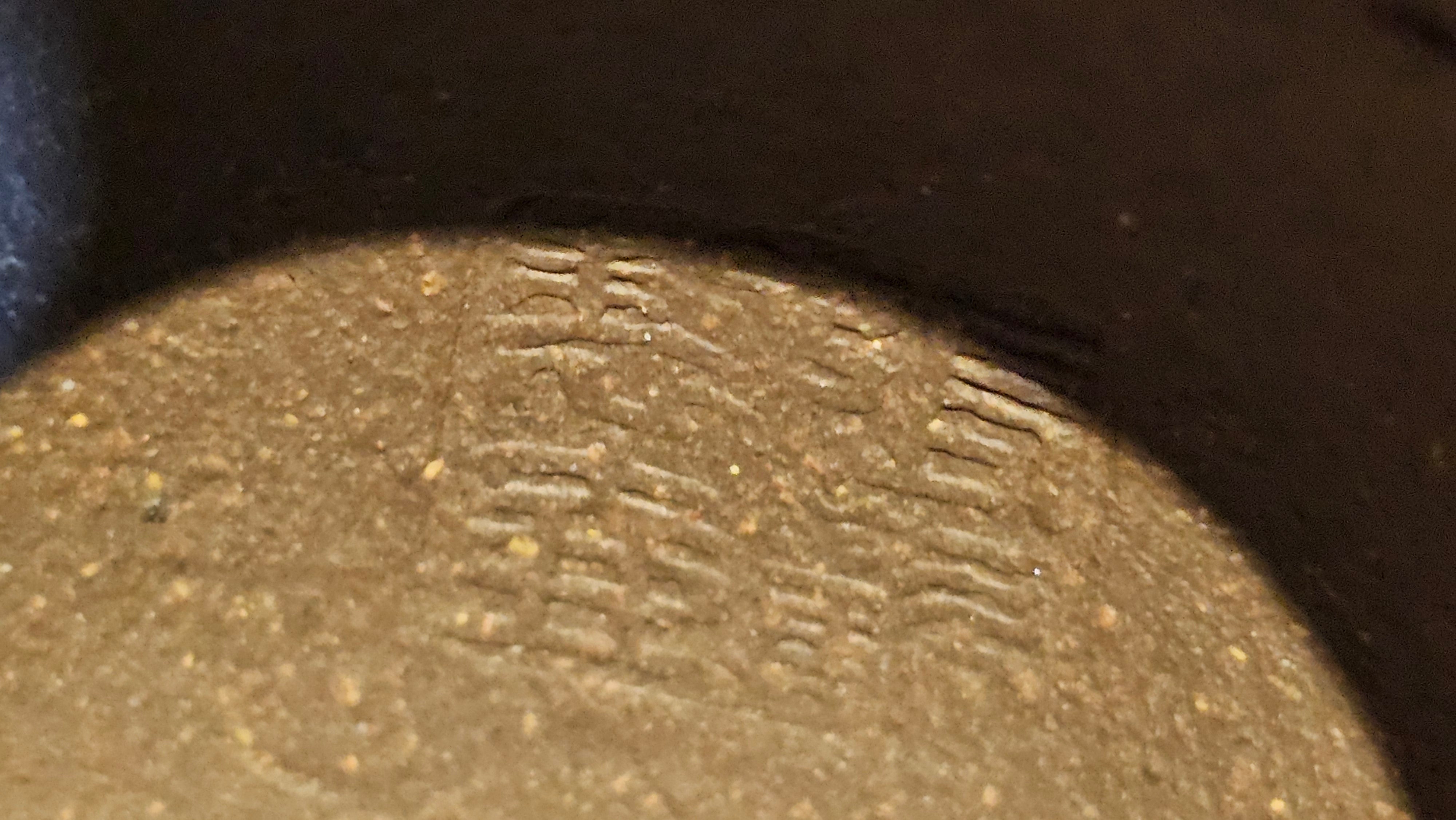 Qie Gua《茄瓜》~ "The Gourd", 152.8ml, Hei Zi Ni 黑紫泥, by our Craftsman Zhang Huan 张欢, Calligraphy and Lotus Engraving by Craftsman Yi Cheng 逸成 ~ Congratulations!to Dr L.L.! 1327hrs 19th Sept 2025! Ventura, CA!