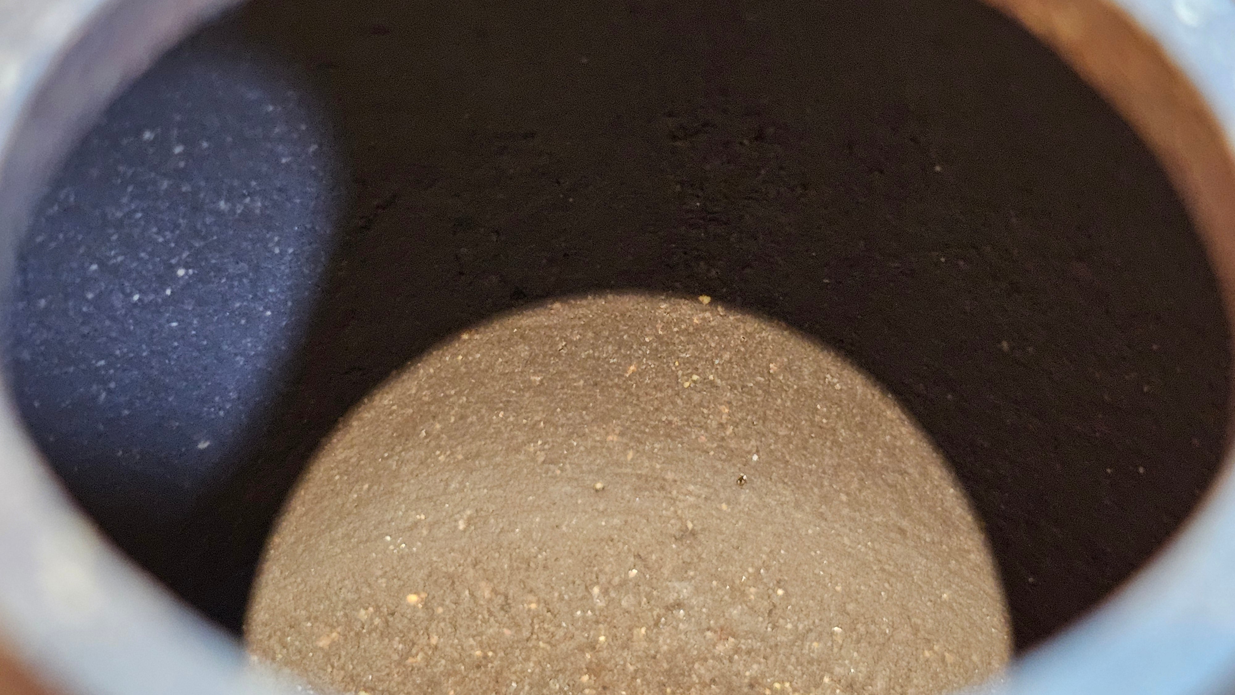 Qie Gua《茄瓜》~ "The Gourd", 152.8ml, Hei Zi Ni 黑紫泥, by our Craftsman Zhang Huan 张欢, Calligraphy and Lotus Engraving by Craftsman Yi Cheng 逸成 ~ Congratulations!to Dr L.L.! 1327hrs 19th Sept 2025! Ventura, CA!