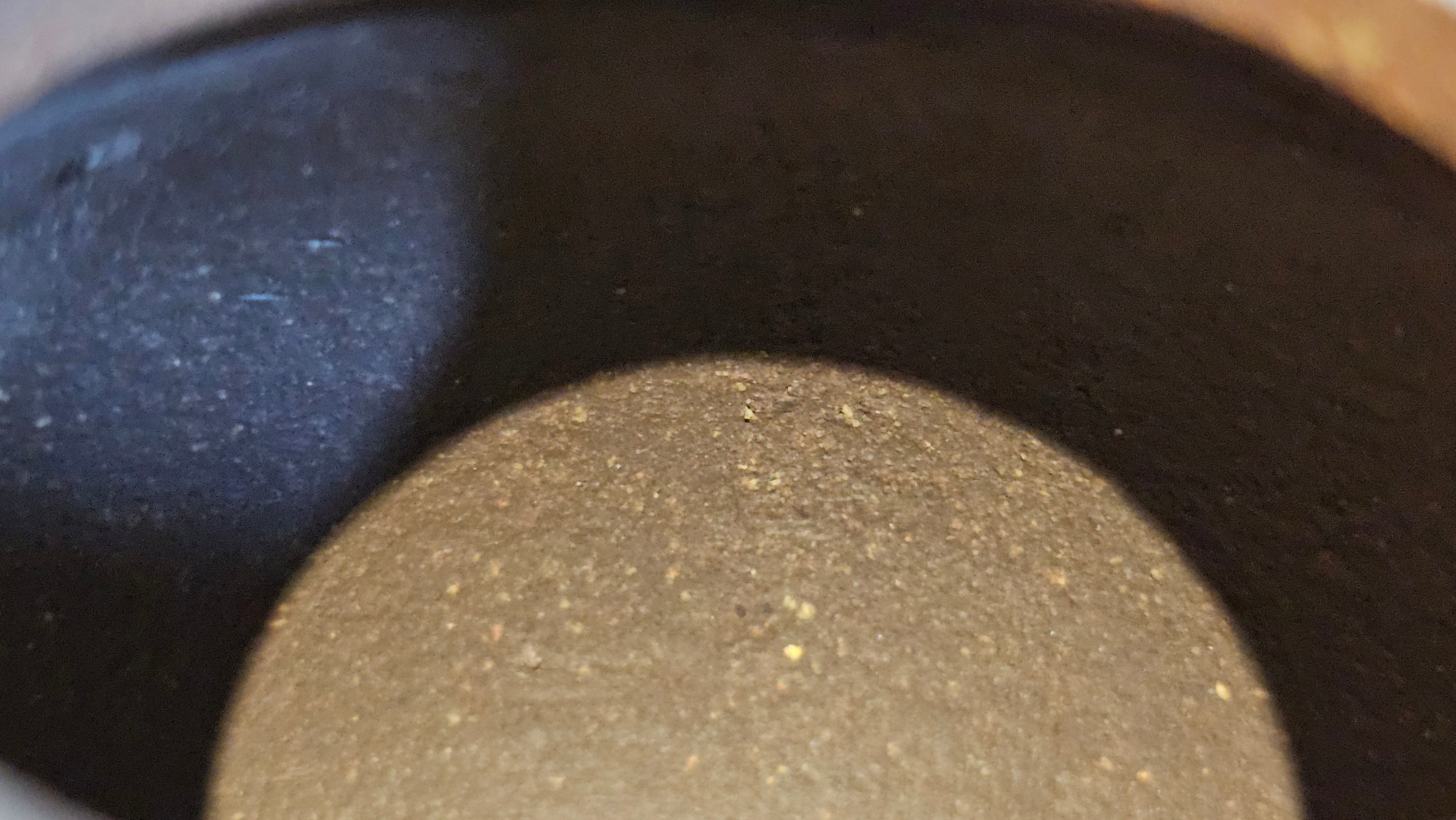 Qie Gua《茄瓜》~ "The Gourd", 152.8ml, Hei Zi Ni 黑紫泥, by our Craftsman Zhang Huan 张欢, Calligraphy and Lotus Engraving by Craftsman Yi Cheng 逸成 ~ Congratulations!to Dr L.L.! 1327hrs 19th Sept 2025! Ventura, CA!