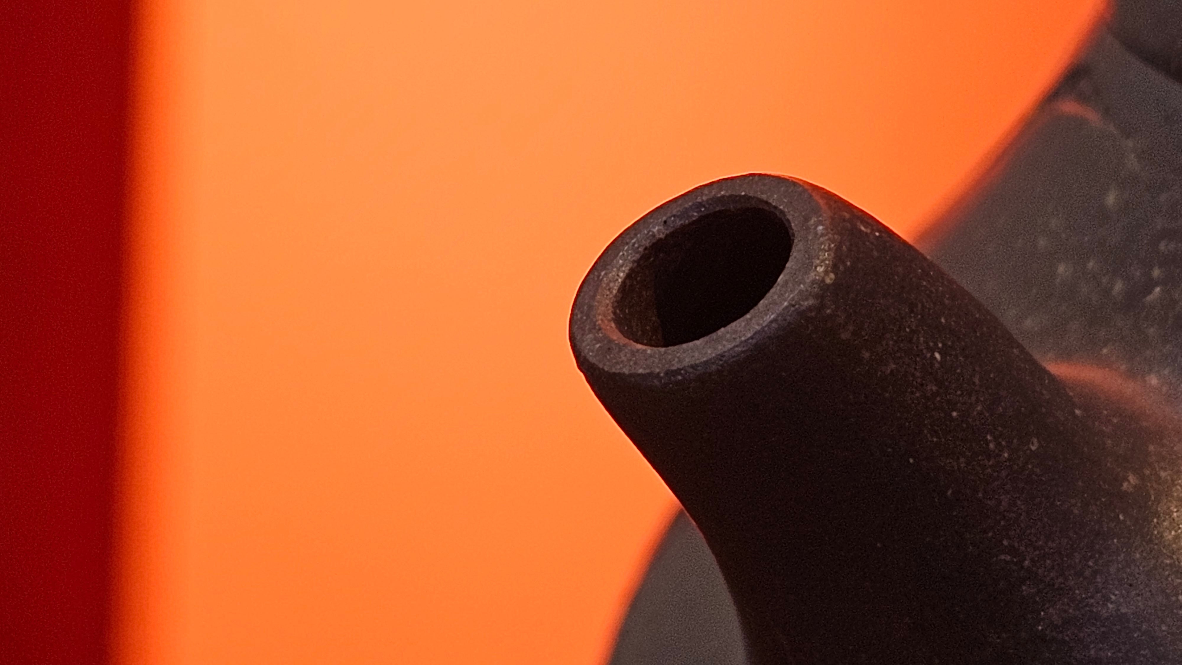 Qie Gua《茄瓜》~ "The Gourd", 153.3ml, Hei Zi Ni 黑紫泥, by our Craftsman Zhang Huan 张欢, Calligraphy and Orchids Engraving by Craftsman Yi Cheng 逸成 Congratulations!to Mr S.S.! 1401hrs 24th Sept 2025! India🇮🇳!