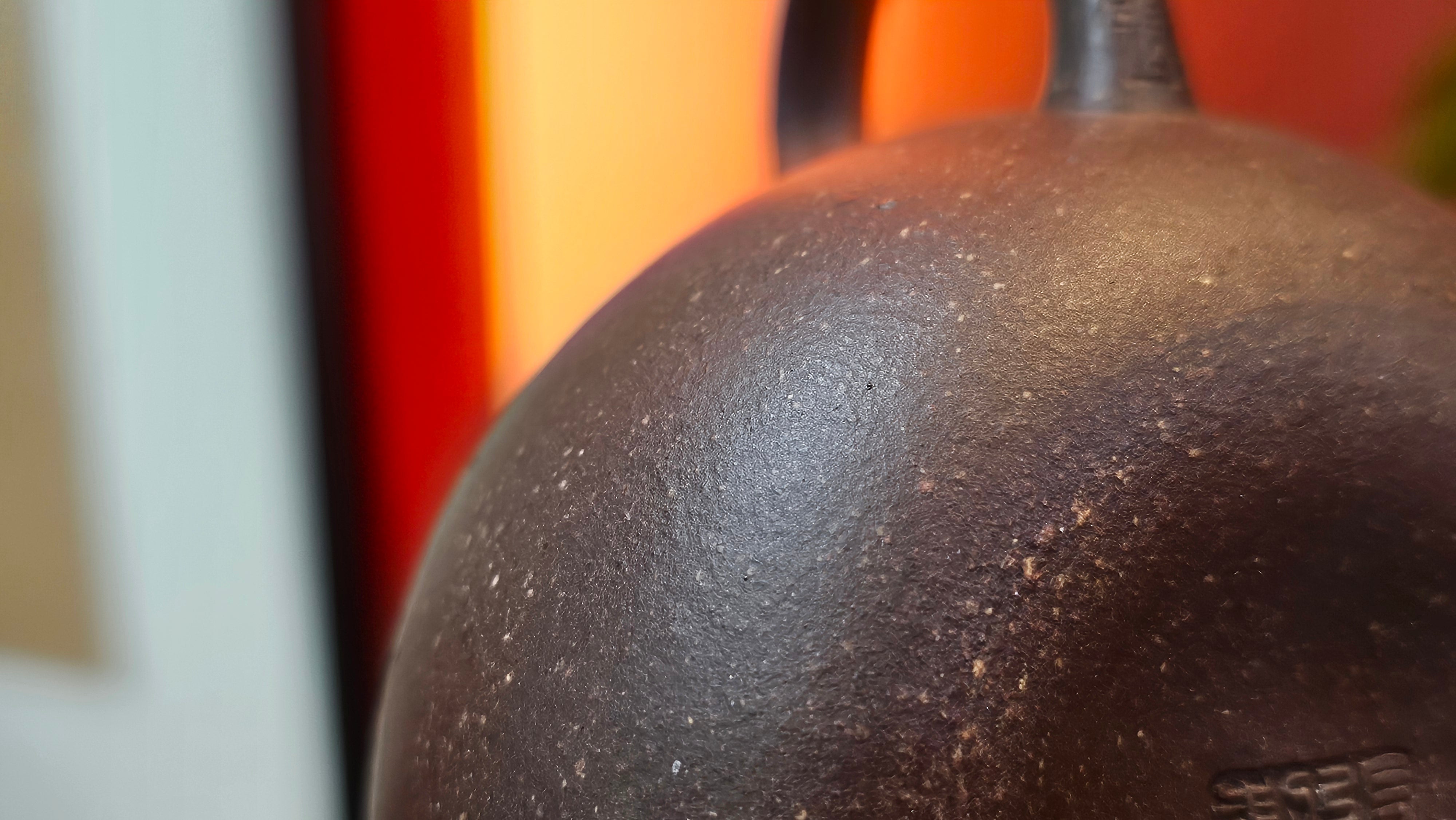 Qie Gua《茄瓜》~ "The Gourd", 153.3ml, Hei Zi Ni 黑紫泥, by our Craftsman Zhang Huan 张欢, Calligraphy and Orchids Engraving by Craftsman Yi Cheng 逸成 Congratulations!to Mr S.S.! 1401hrs 24th Sept 2025! India🇮🇳!