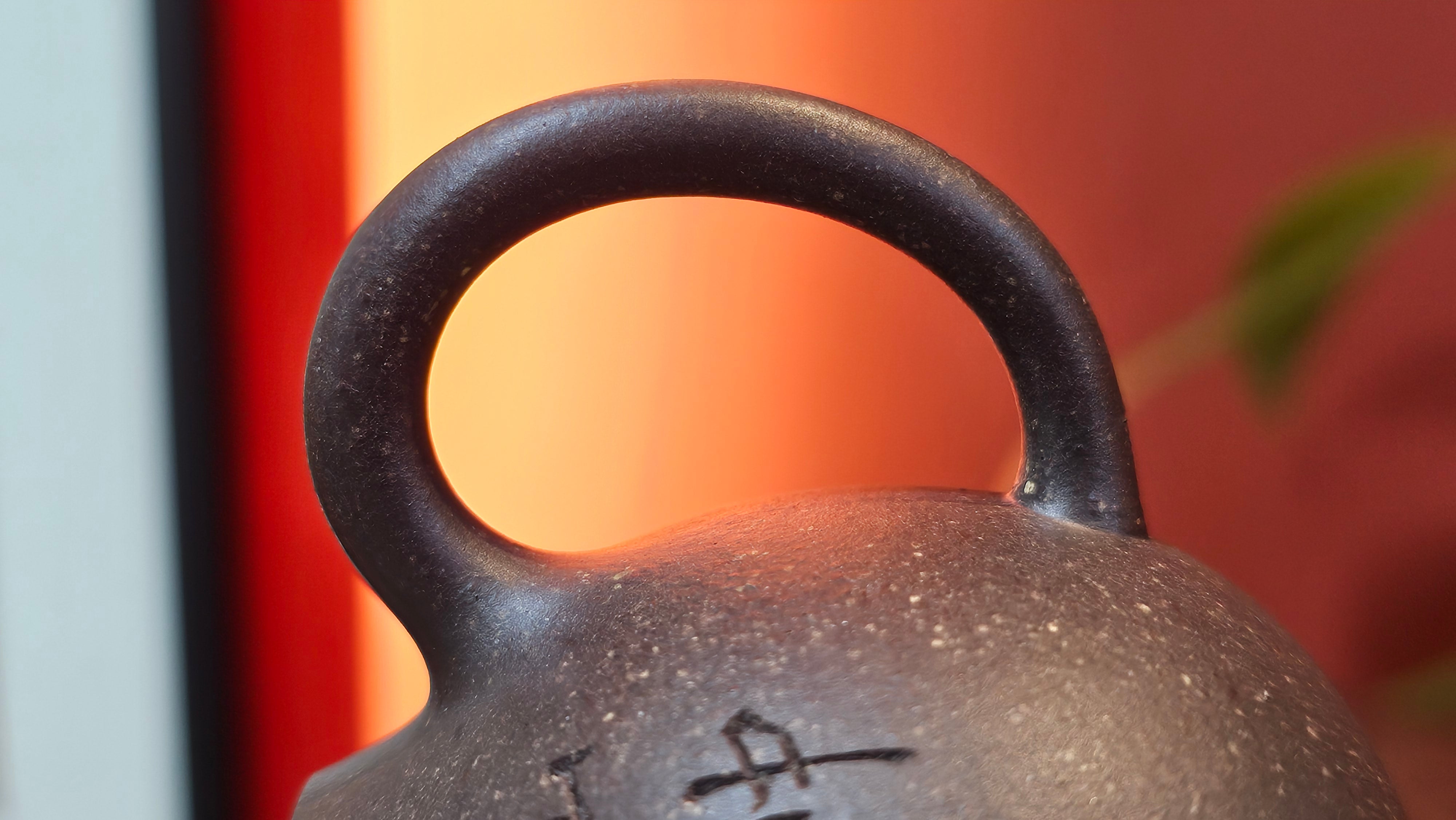 Qie Gua《茄瓜》~ "The Gourd", 153.3ml, Hei Zi Ni 黑紫泥, by our Craftsman Zhang Huan 张欢, Calligraphy and Orchids Engraving by Craftsman Yi Cheng 逸成 Congratulations!to Mr S.S.! 1401hrs 24th Sept 2025! India🇮🇳!