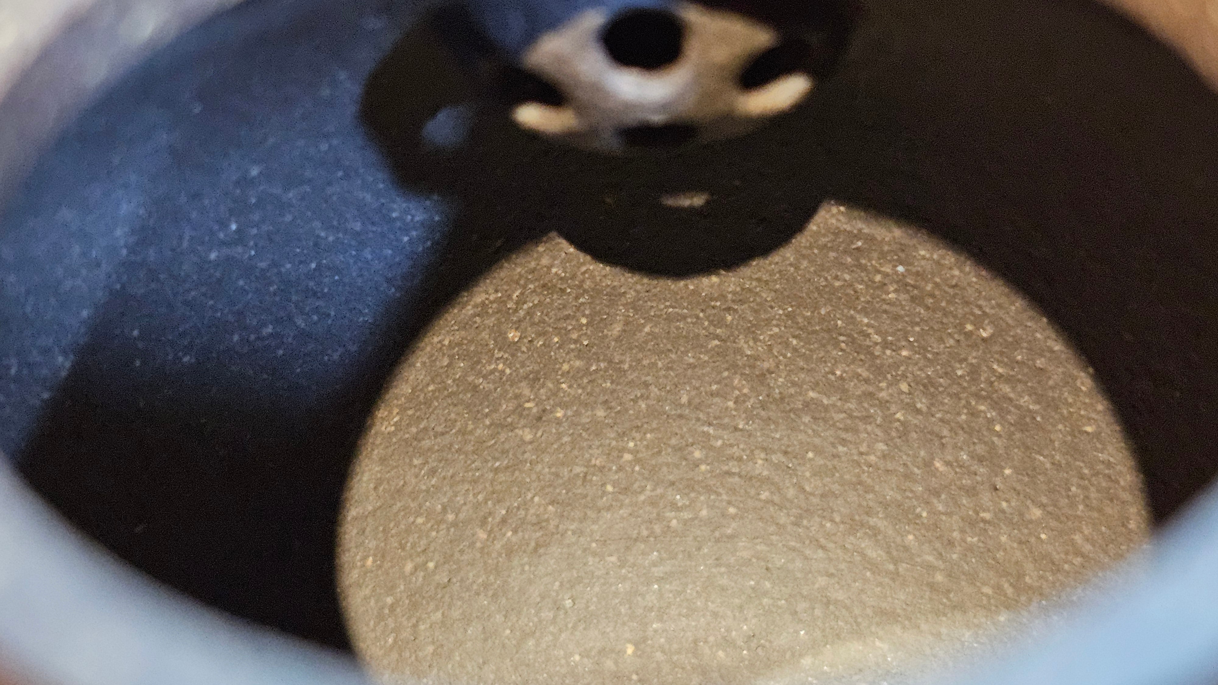 Qie Gua《茄瓜》~ "The Gourd", 153.3ml, Hei Zi Ni 黑紫泥, by our Craftsman Zhang Huan 张欢, Calligraphy and Orchids Engraving by Craftsman Yi Cheng 逸成 Congratulations!to Mr S.S.! 1401hrs 24th Sept 2025! India🇮🇳!