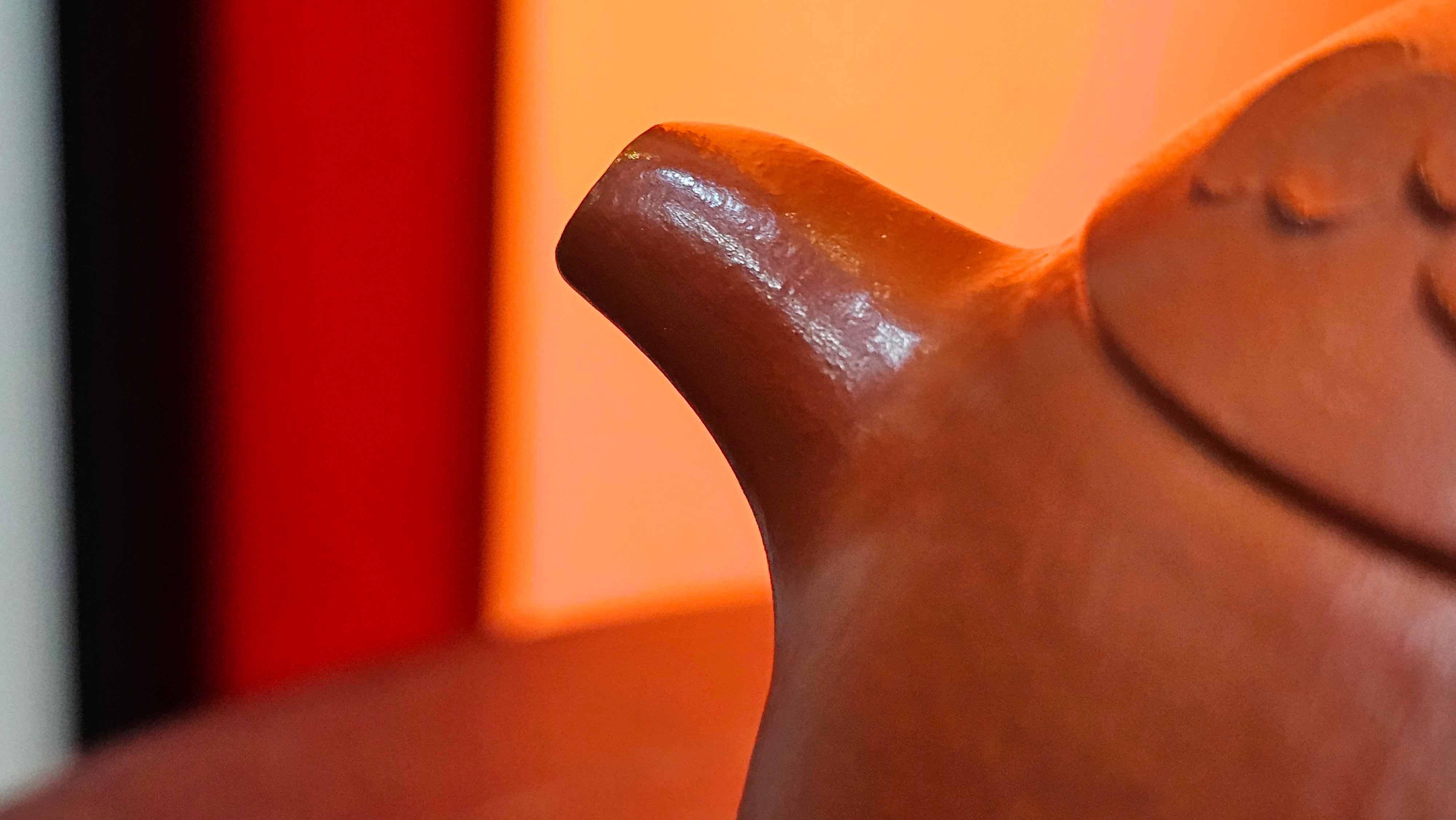 Mini! Qin Quan 秦权, with Oriental Clouds Embellishments 云朵贴花工艺, 120.8ml, Xiao Mei Yao Zhu Ni 小煤窑朱泥, by Craftsman Chen Yue Fei 陈跃飞 ~!Congratulations to Mr J.M.! 0725hrs 9th Oct 2025, Roanoke! VA.