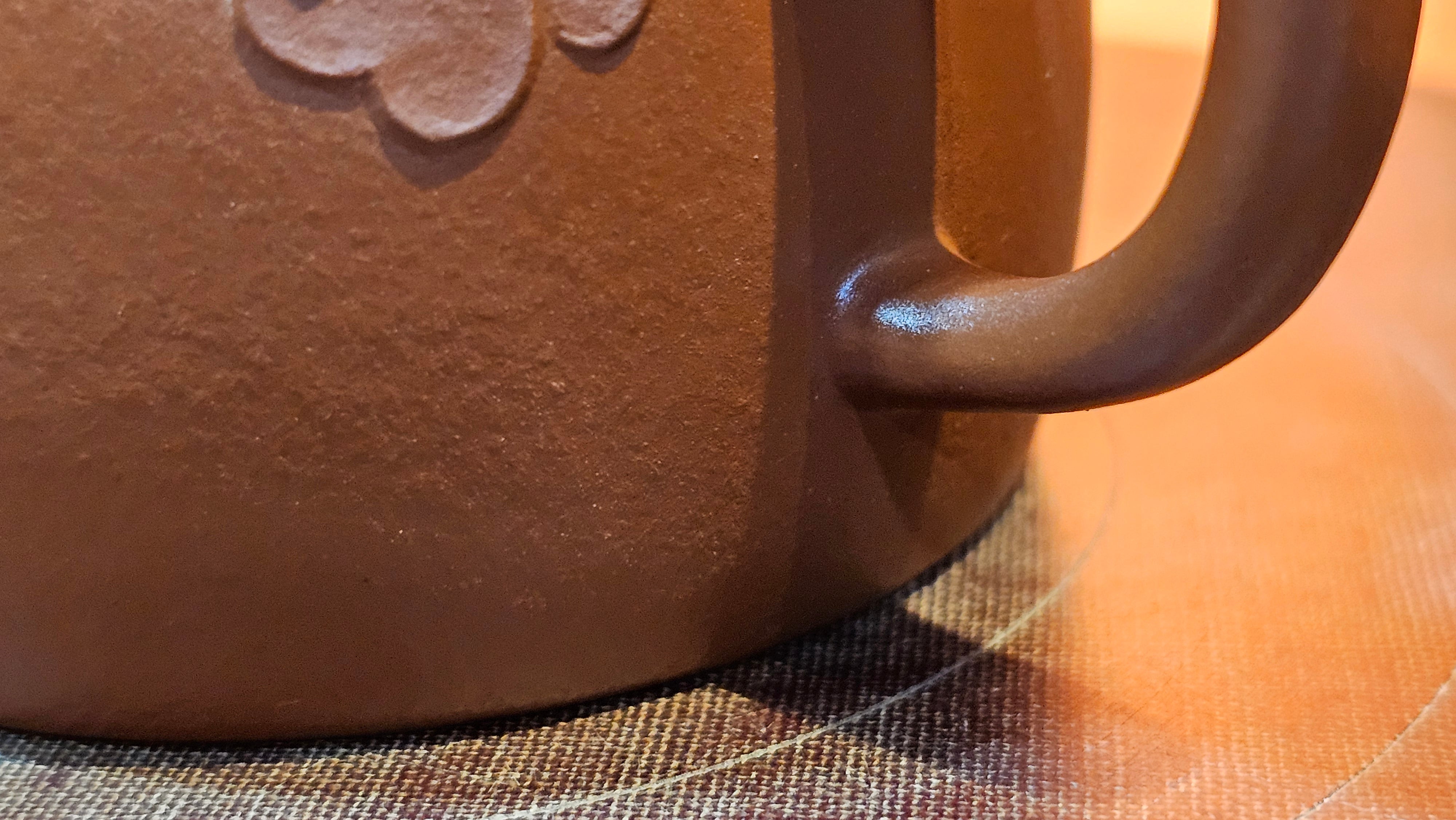 Mini! Qin Quan 秦权, with Oriental Clouds Embellishments 云朵贴花工艺, 120.8ml, Xiao Mei Yao Zhu Ni 小煤窑朱泥, by Craftsman Chen Yue Fei 陈跃飞 ~!Congratulations to Mr J.M.! 0725hrs 9th Oct 2025, Roanoke! VA.