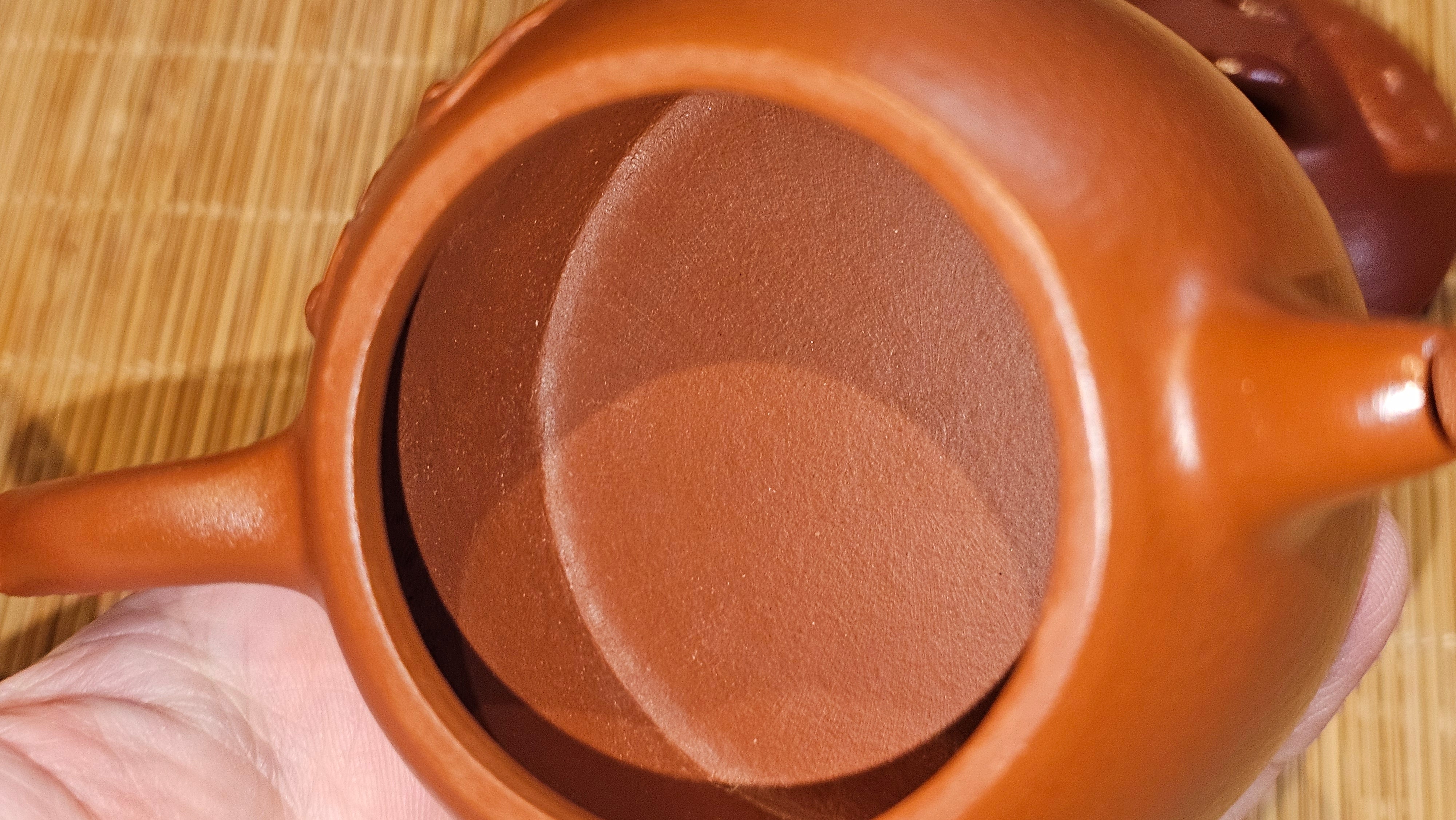 Mini! Qin Quan 秦权, with Oriental Clouds Embellishments 云朵贴花工艺, 120.8ml, Xiao Mei Yao Zhu Ni 小煤窑朱泥, by Craftsman Chen Yue Fei 陈跃飞 ~!Congratulations to Mr J.M.! 0725hrs 9th Oct 2025, Roanoke! VA.