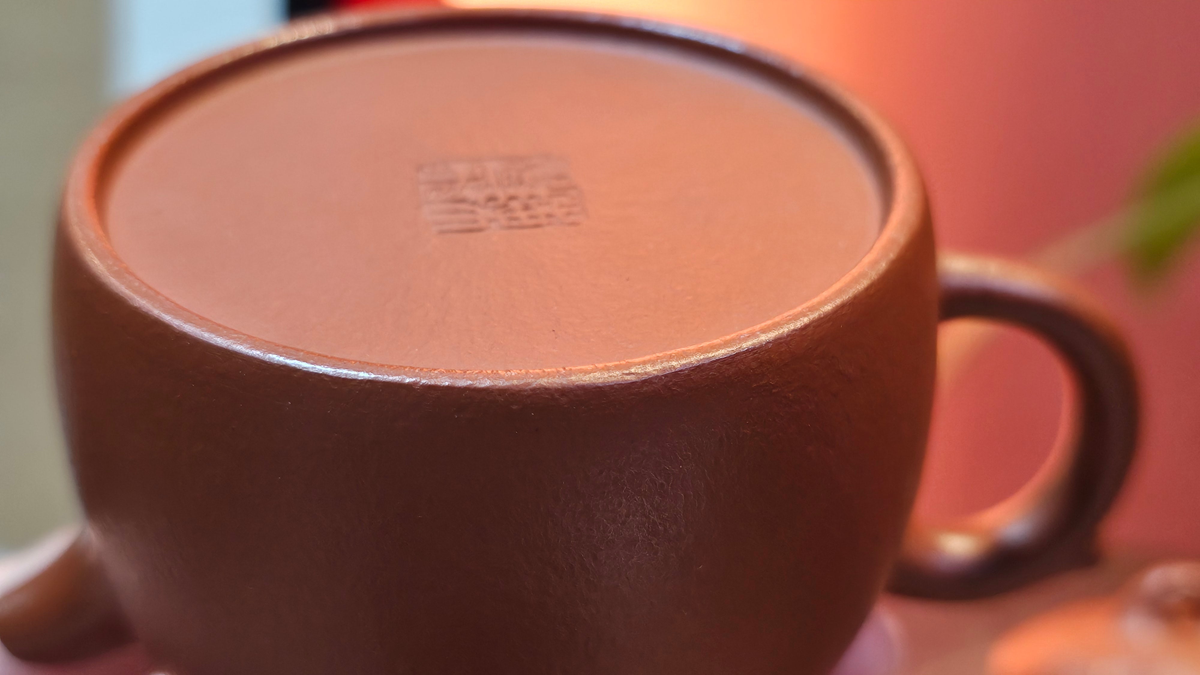 Mini! Qin Quan 秦权, with Oriental Clouds Embellishments 云朵贴花工艺, 120.8ml, Xiao Mei Yao Zhu Ni 小煤窑朱泥, by Craftsman Chen Yue Fei 陈跃飞 ~!Congratulations to Mr J.M.! 0725hrs 9th Oct 2025, Roanoke! VA.