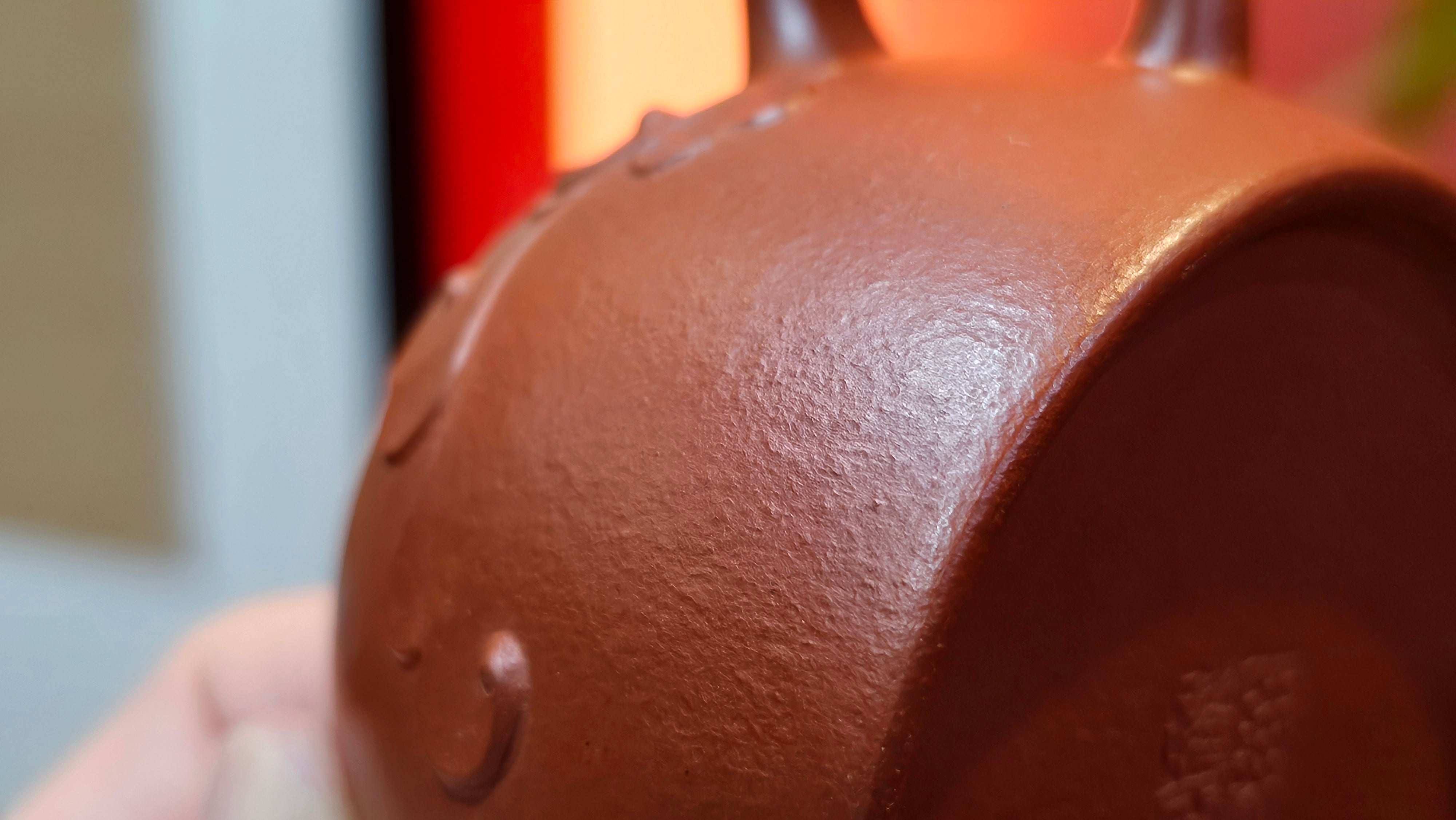 Mini! Qin Quan 秦权, with Oriental Clouds Embellishments 云朵贴花工艺, 120.8ml, Xiao Mei Yao Zhu Ni 小煤窑朱泥, by Craftsman Chen Yue Fei 陈跃飞 ~!Congratulations to Mr J.M.! 0725hrs 9th Oct 2025, Roanoke! VA.