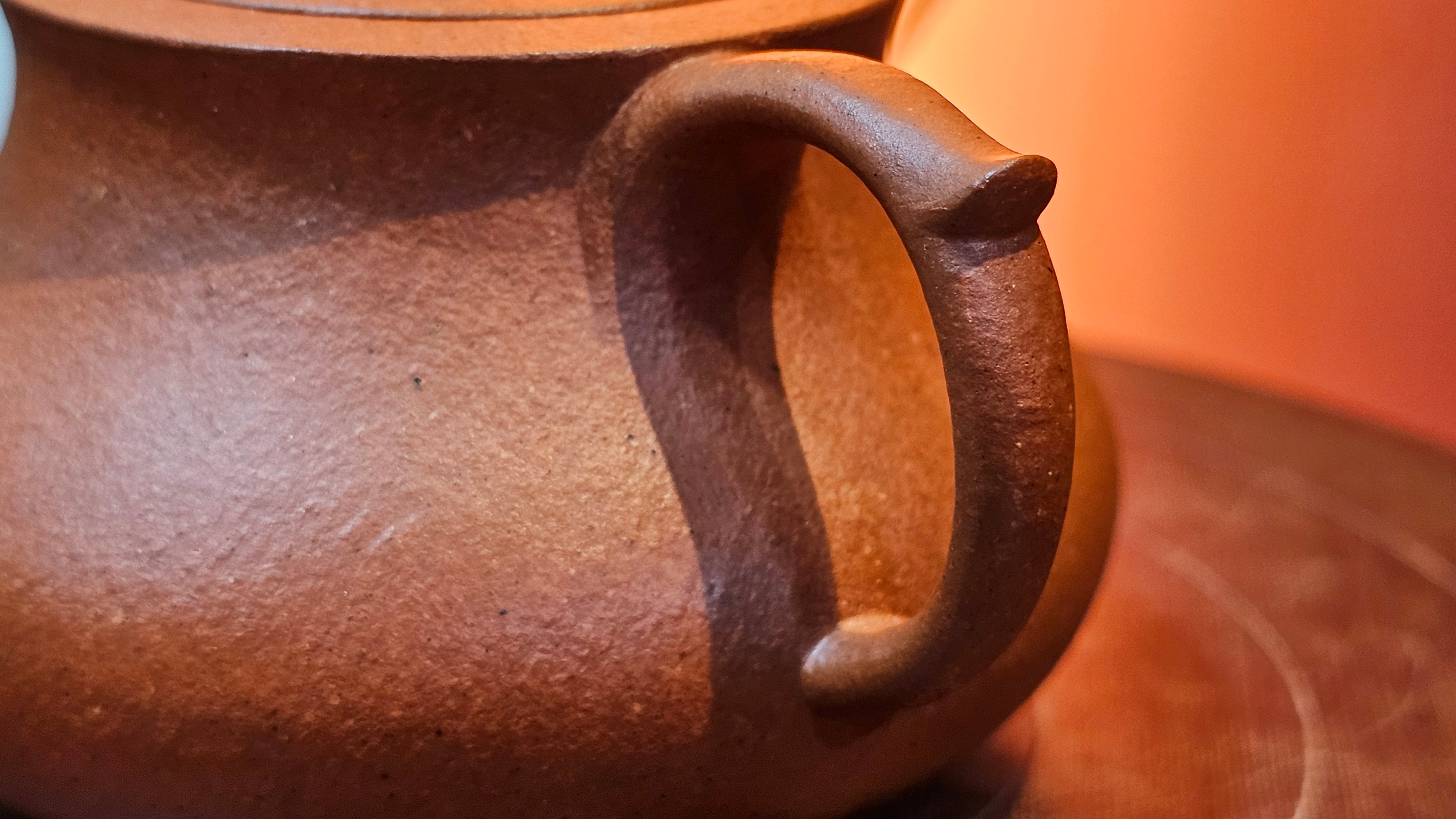 Le Rong 乐荣, 126.6ml, rare Zhu Sha 朱砂 (highest granularity form of ZhuNi), by Craftsman Gu Xiao Ming 顾小明 ~ Congratulations to Mr J.S.! 1223hrs 26th Sept 2025, Chicago! IL!