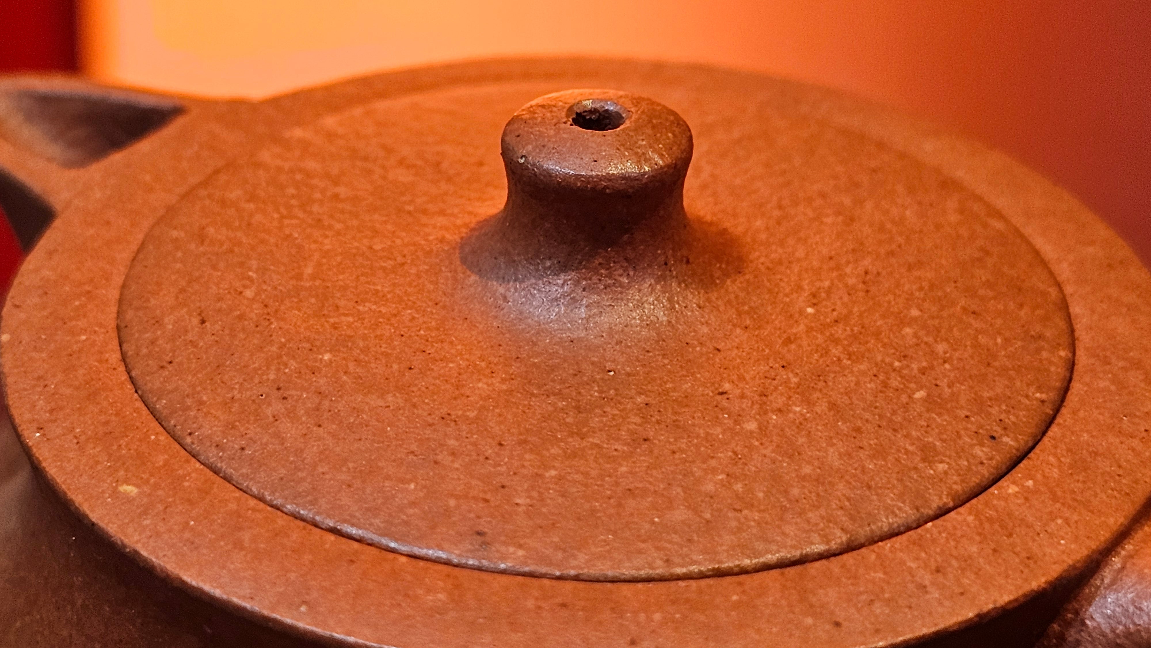 Le Rong 乐荣, 126.6ml, rare Zhu Sha 朱砂 (highest granularity form of ZhuNi), by Craftsman Gu Xiao Ming 顾小明 ~ Congratulations to Mr J.S.! 1223hrs 26th Sept 2025, Chicago! IL!