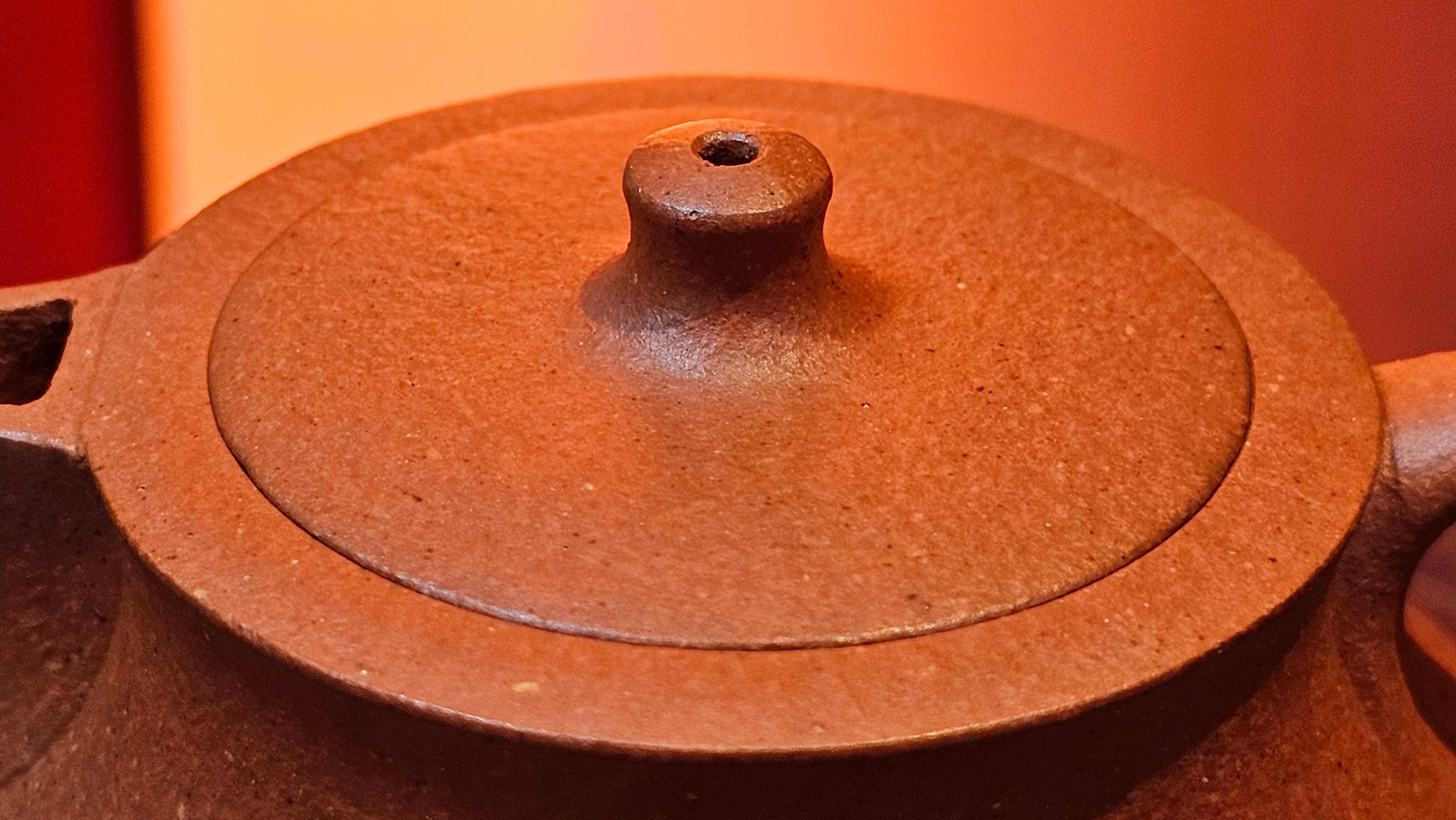 Le Rong 乐荣, 126.6ml, rare Zhu Sha 朱砂 (highest granularity form of ZhuNi), by Craftsman Gu Xiao Ming 顾小明 ~ Congratulations to Mr J.S.! 1223hrs 26th Sept 2025, Chicago! IL!