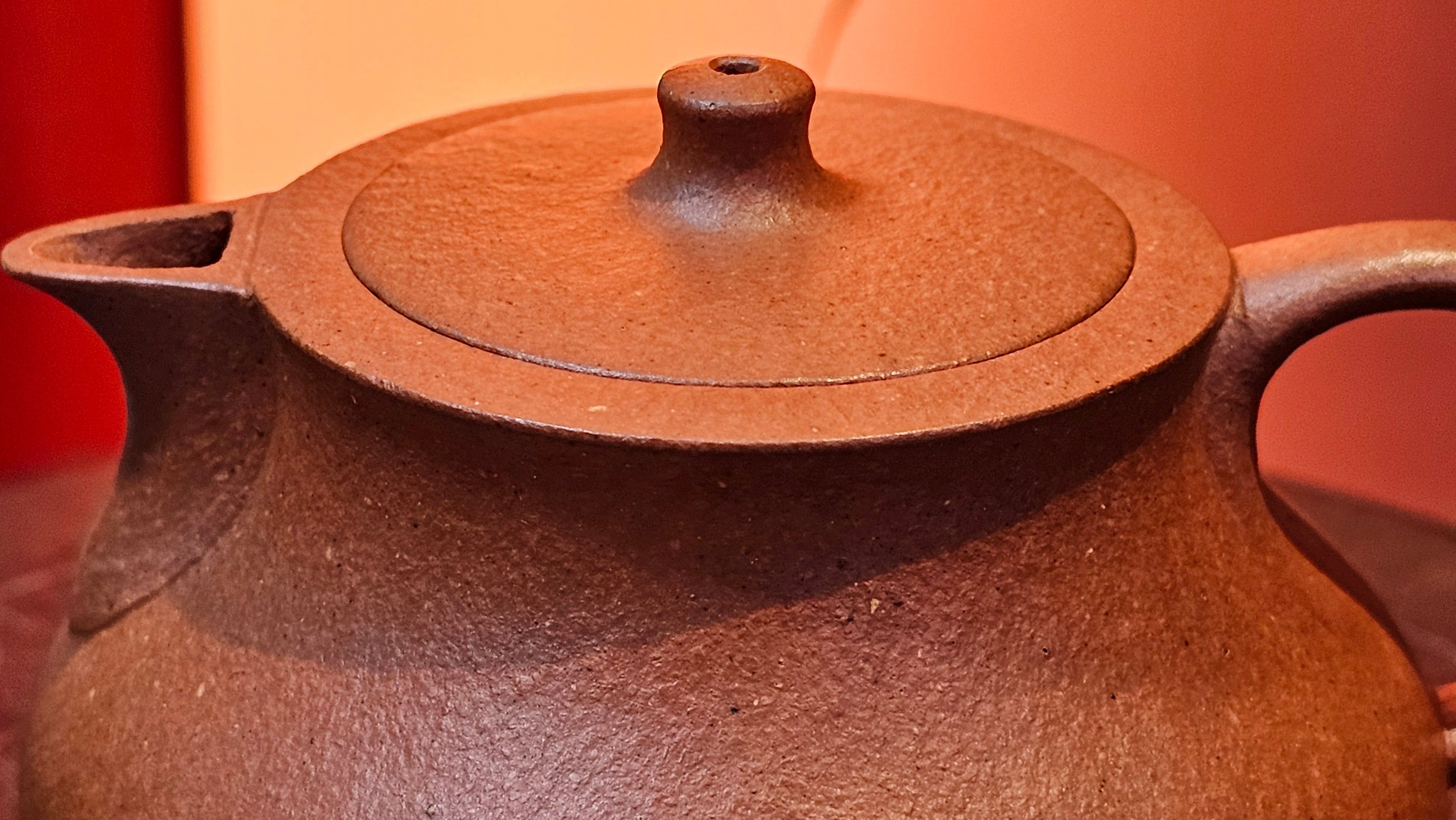 Le Rong 乐荣, 126.6ml, rare Zhu Sha 朱砂 (highest granularity form of ZhuNi), by Craftsman Gu Xiao Ming 顾小明 ~ Congratulations to Mr J.S.! 1223hrs 26th Sept 2025, Chicago! IL!