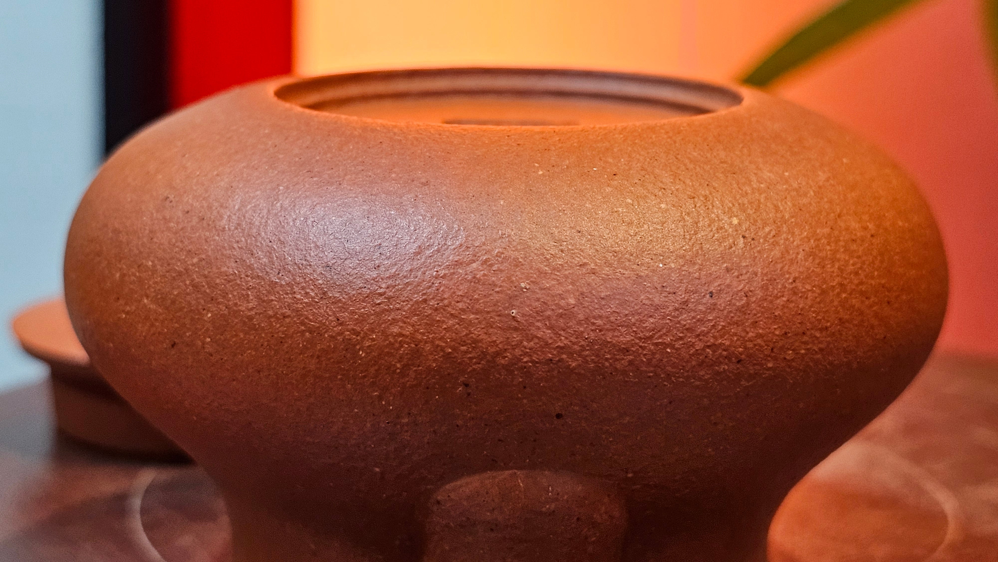 Le Rong 乐荣, 126.6ml, rare Zhu Sha 朱砂 (highest granularity form of ZhuNi), by Craftsman Gu Xiao Ming 顾小明 ~ Congratulations to Mr J.S.! 1223hrs 26th Sept 2025, Chicago! IL!