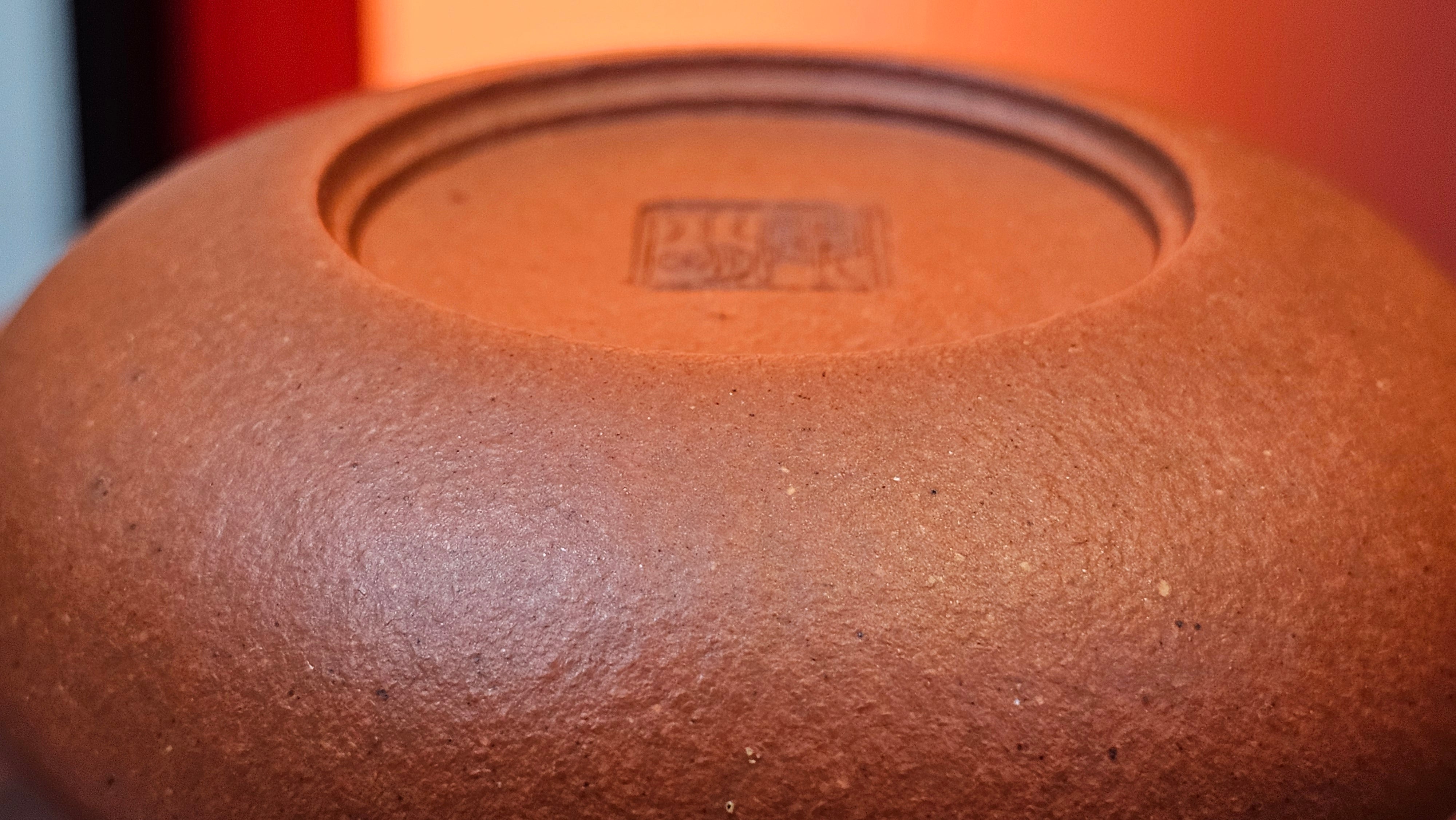 Le Rong 乐荣, 126.6ml, rare Zhu Sha 朱砂 (highest granularity form of ZhuNi), by Craftsman Gu Xiao Ming 顾小明 ~ Congratulations to Mr J.S.! 1223hrs 26th Sept 2025, Chicago! IL!