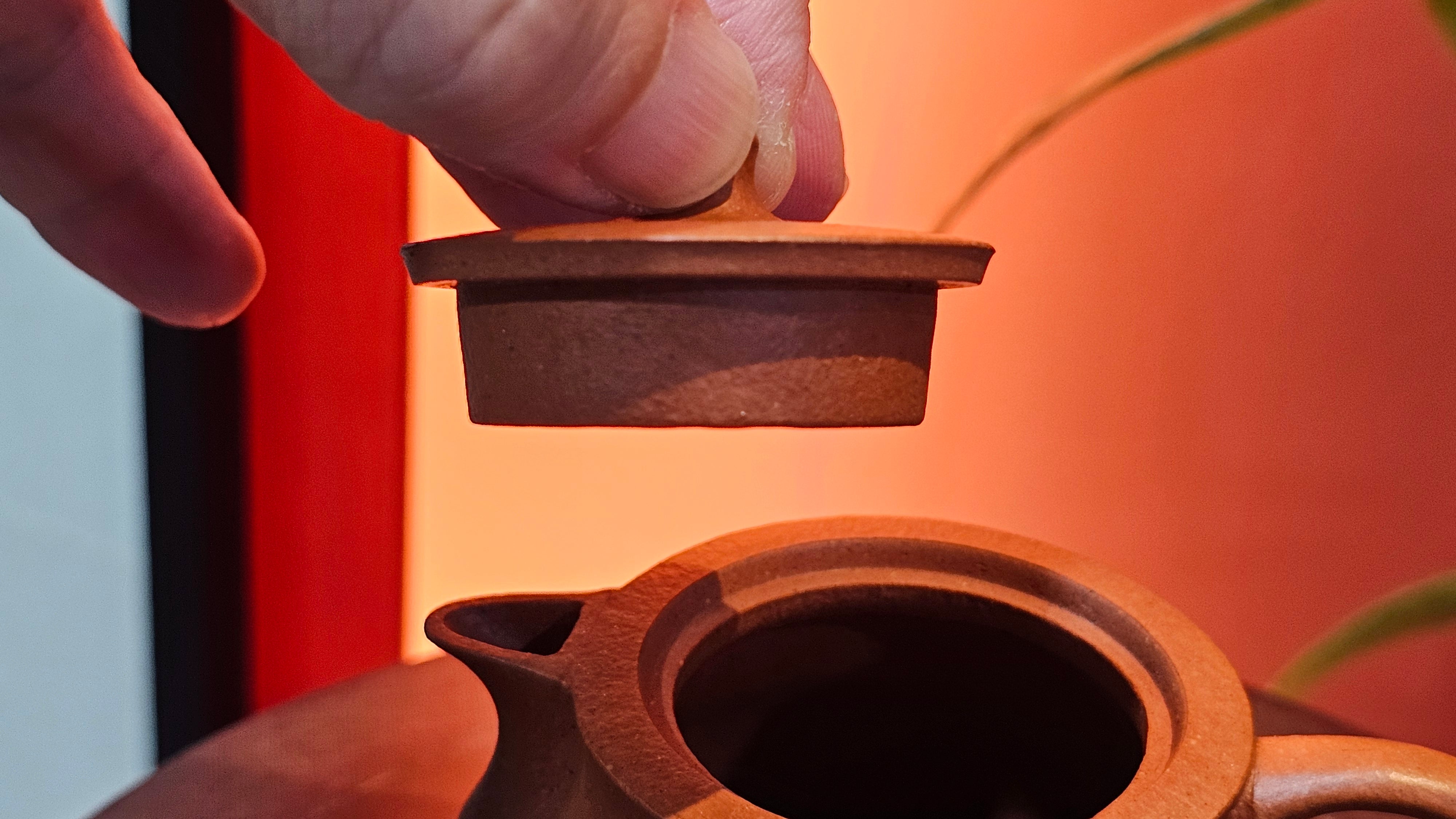 Le Rong 乐荣, 126.6ml, rare Zhu Sha 朱砂 (highest granularity form of ZhuNi), by Craftsman Gu Xiao Ming 顾小明 ~ Congratulations to Mr J.S.! 1223hrs 26th Sept 2025, Chicago! IL!