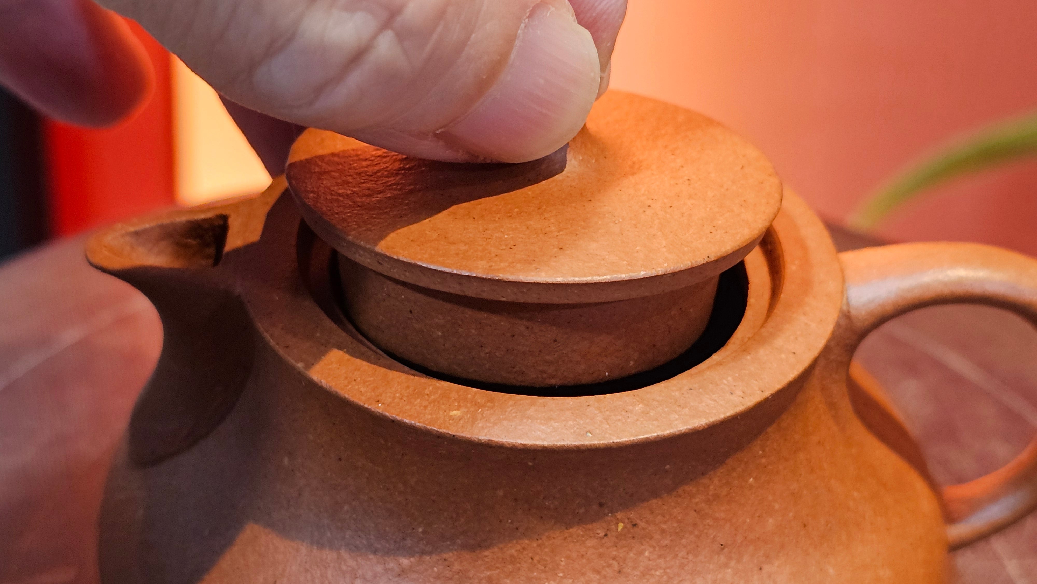 Le Rong 乐荣, 126.6ml, rare Zhu Sha 朱砂 (highest granularity form of ZhuNi), by Craftsman Gu Xiao Ming 顾小明 ~ Congratulations to Mr J.S.! 1223hrs 26th Sept 2025, Chicago! IL!