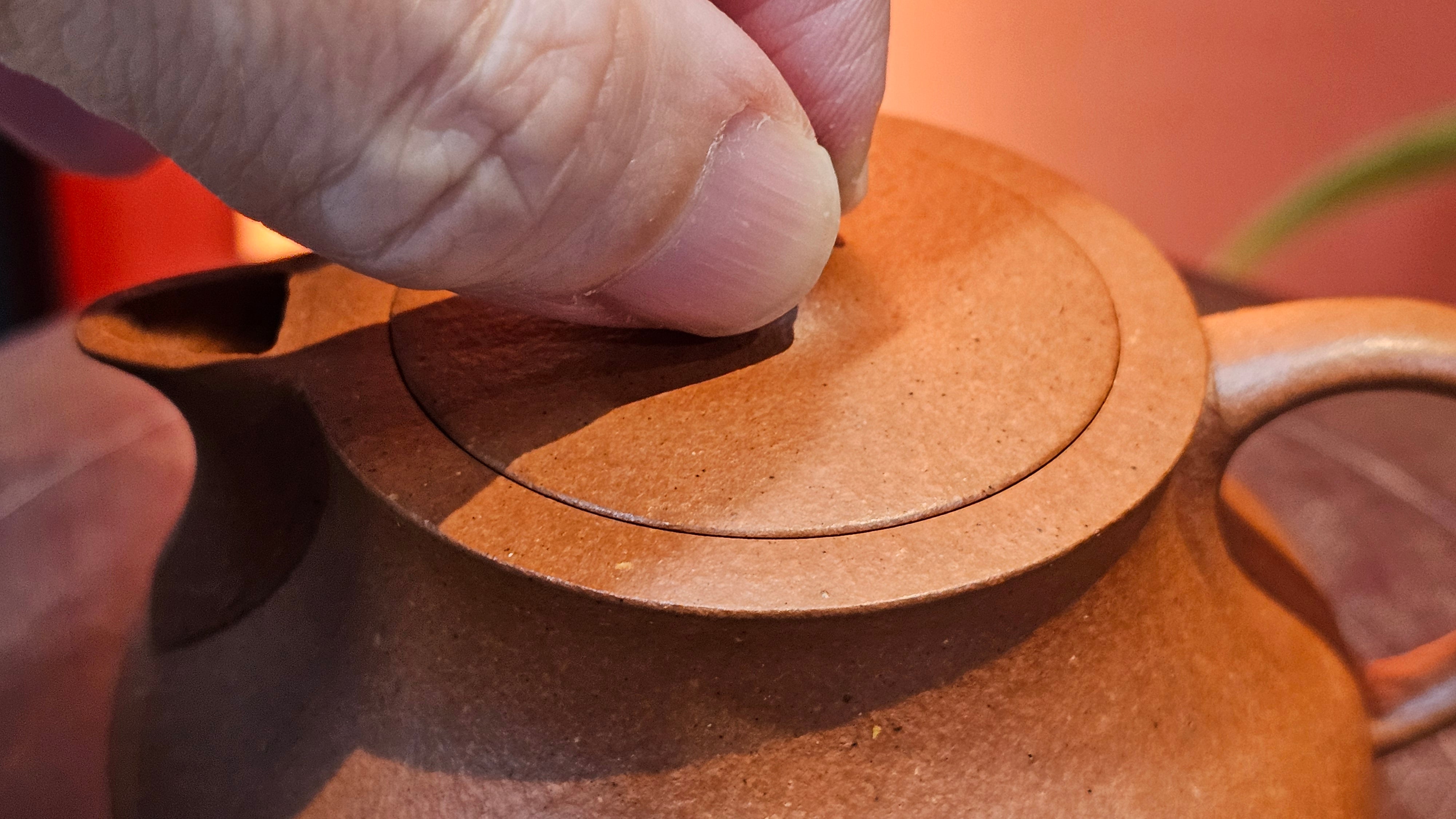 Le Rong 乐荣, 126.6ml, rare Zhu Sha 朱砂 (highest granularity form of ZhuNi), by Craftsman Gu Xiao Ming 顾小明 ~ Congratulations to Mr J.S.! 1223hrs 26th Sept 2025, Chicago! IL!