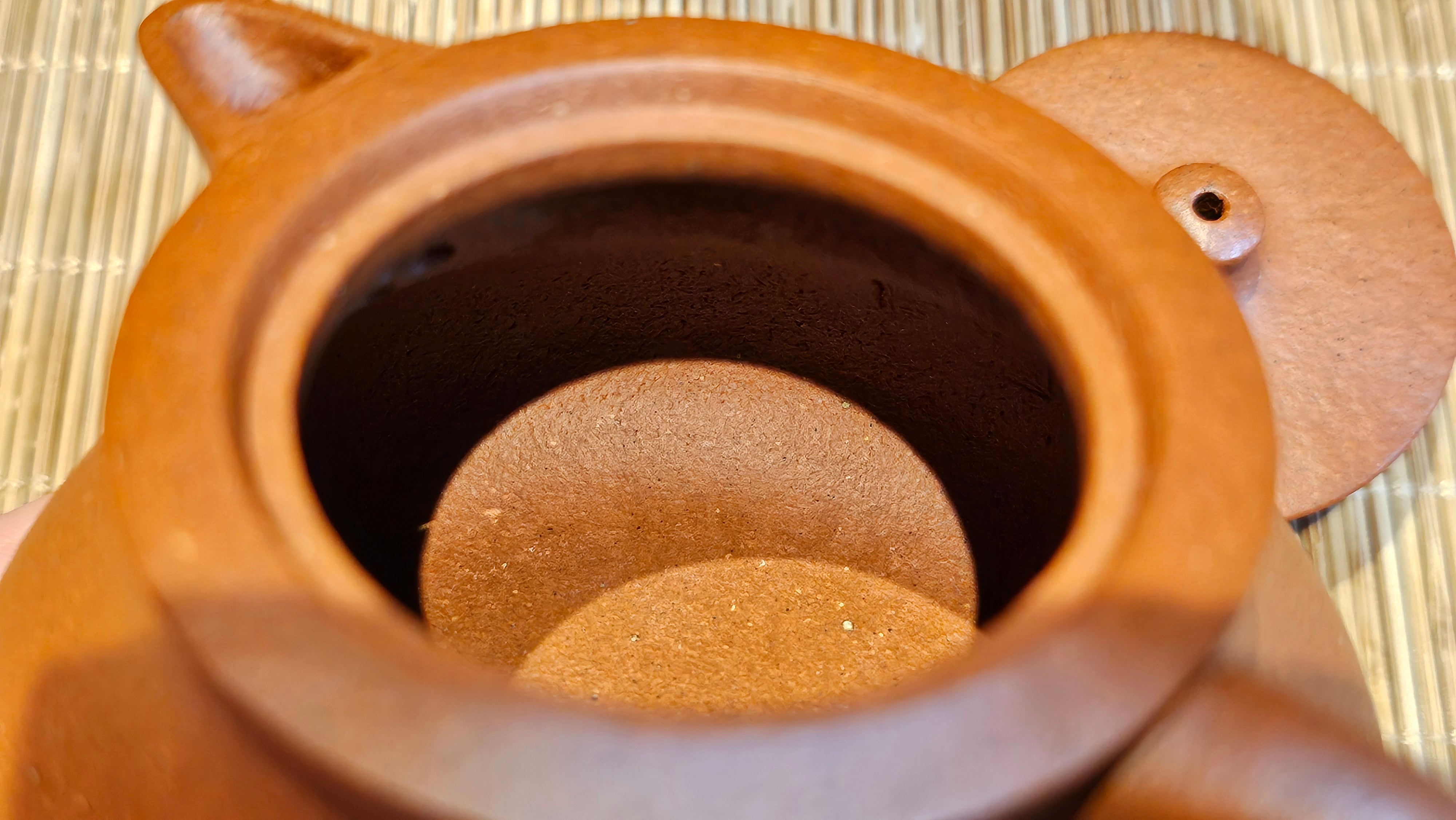 Le Rong 乐荣, 126.6ml, rare Zhu Sha 朱砂 (highest granularity form of ZhuNi), by Craftsman Gu Xiao Ming 顾小明 ~ Congratulations to Mr J.S.! 1223hrs 26th Sept 2025, Chicago! IL!