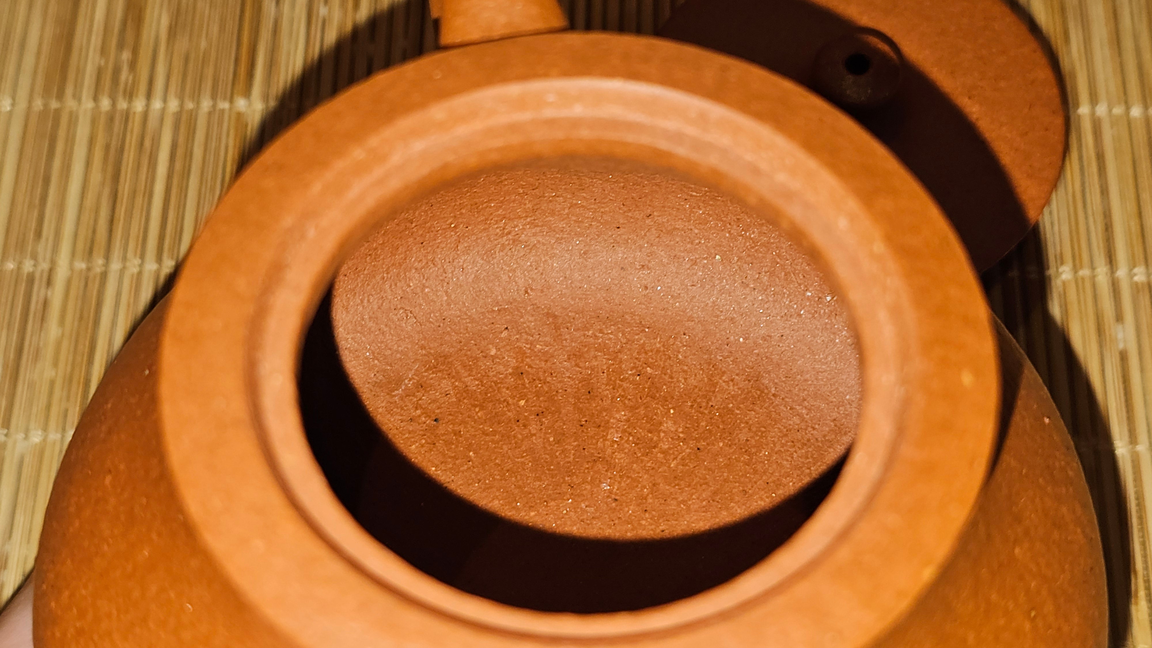 Le Rong 乐荣, 126.6ml, rare Zhu Sha 朱砂 (highest granularity form of ZhuNi), by Craftsman Gu Xiao Ming 顾小明 ~ Congratulations to Mr J.S.! 1223hrs 26th Sept 2025, Chicago! IL!