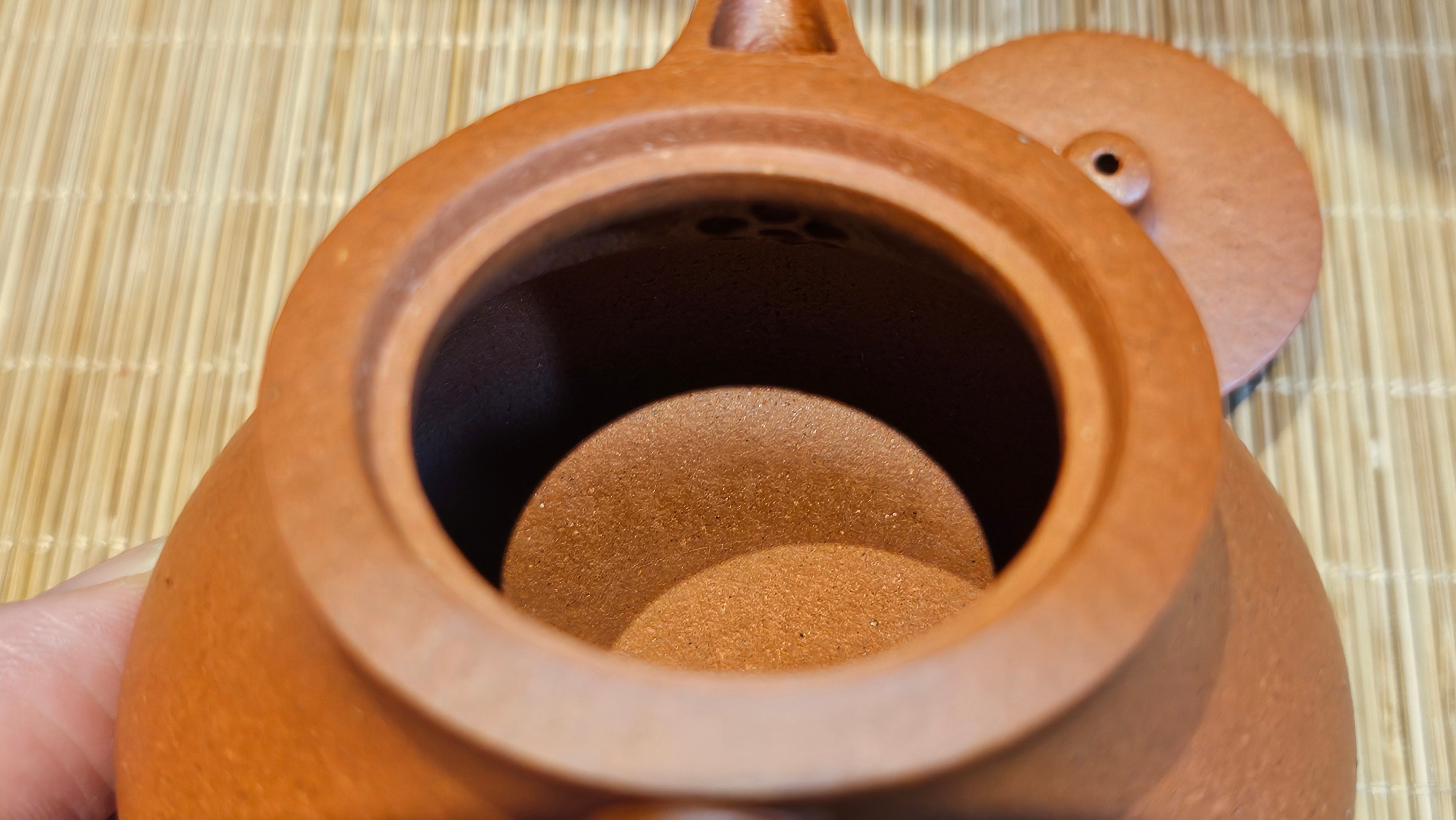 Le Rong 乐荣, 126.6ml, rare Zhu Sha 朱砂 (highest granularity form of ZhuNi), by Craftsman Gu Xiao Ming 顾小明 ~ Congratulations to Mr J.S.! 1223hrs 26th Sept 2025, Chicago! IL!