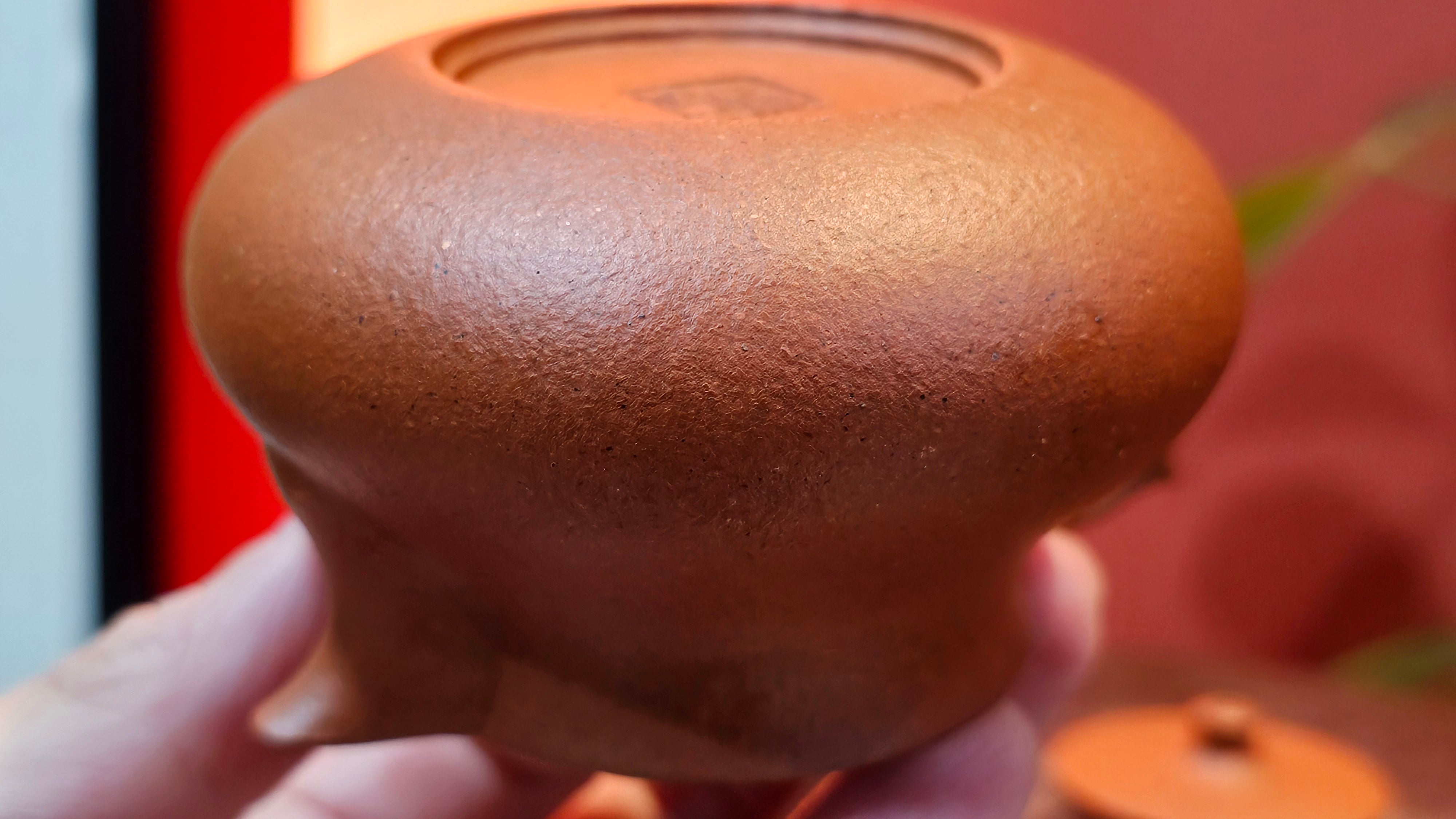 Le Rong 乐荣, 126.6ml, rare Zhu Sha 朱砂 (highest granularity form of ZhuNi), by Craftsman Gu Xiao Ming 顾小明 ~ Congratulations to Mr J.S.! 1223hrs 26th Sept 2025, Chicago! IL!