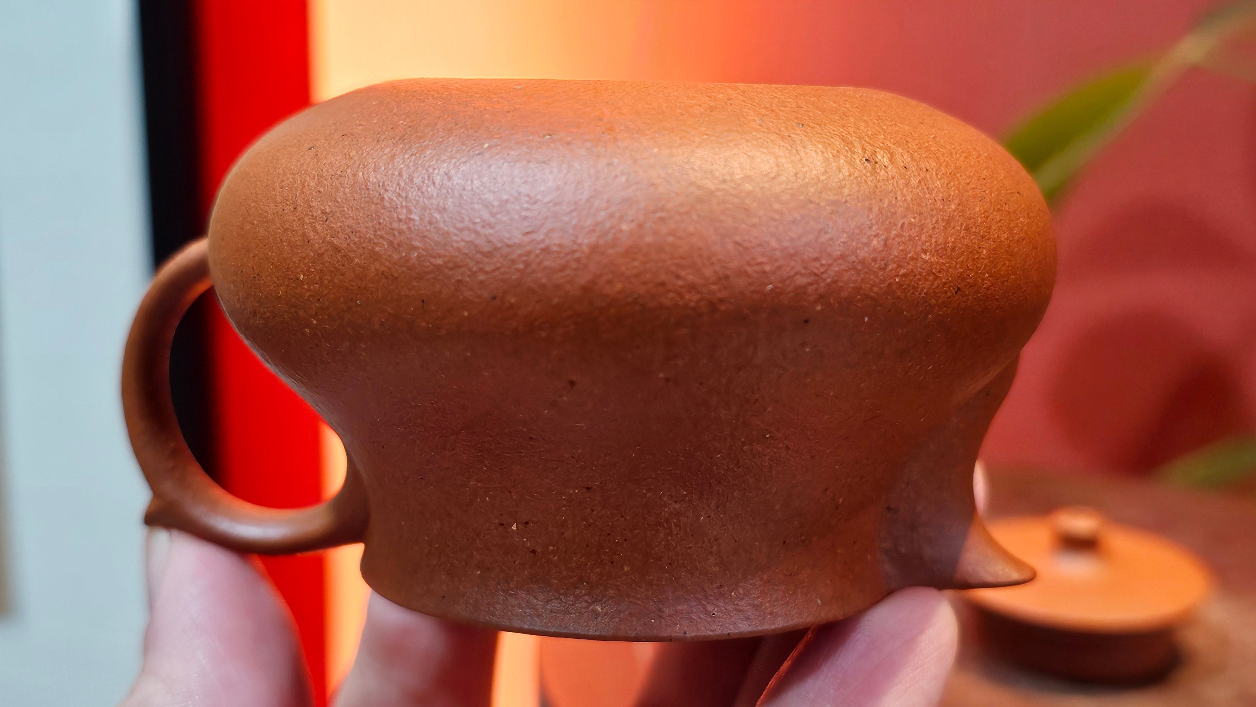 Le Rong 乐荣, 126.6ml, rare Zhu Sha 朱砂 (highest granularity form of ZhuNi), by Craftsman Gu Xiao Ming 顾小明 ~ Congratulations to Mr J.S.! 1223hrs 26th Sept 2025, Chicago! IL!