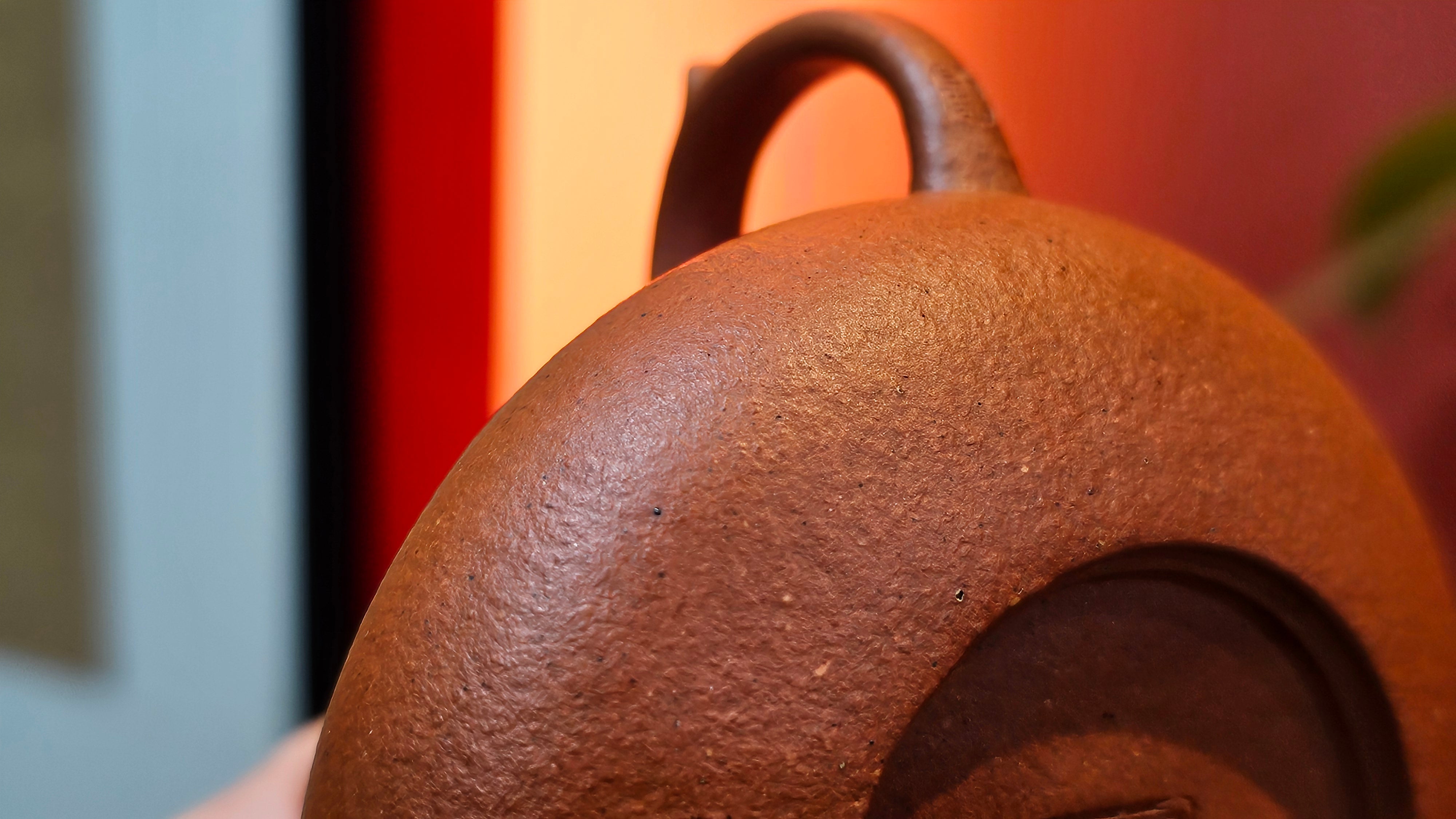 Le Rong 乐荣, 126.6ml, rare Zhu Sha 朱砂 (highest granularity form of ZhuNi), by Craftsman Gu Xiao Ming 顾小明 ~ Congratulations to Mr J.S.! 1223hrs 26th Sept 2025, Chicago! IL!