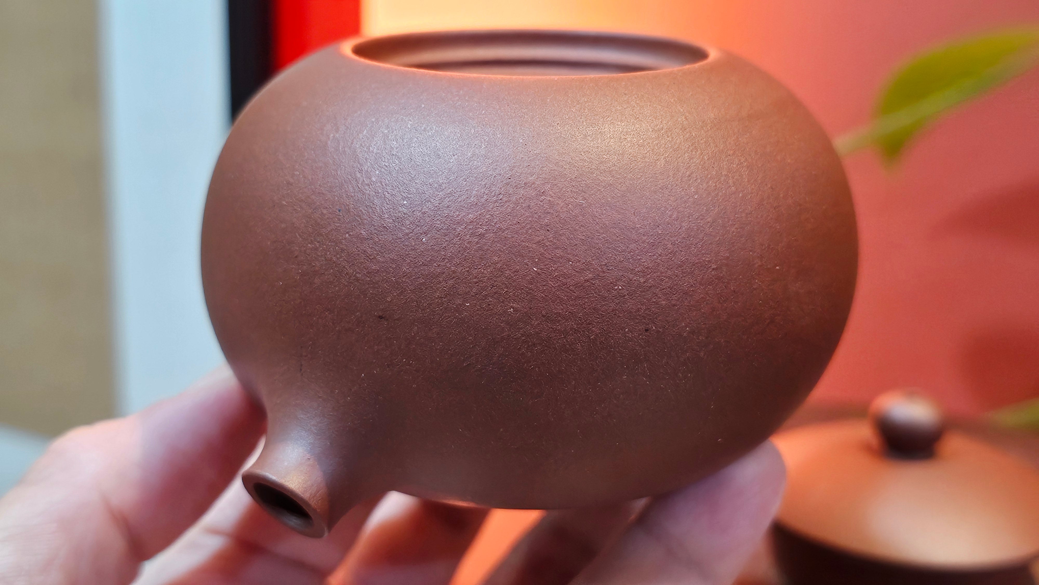 Xi Shi 西施, 205.3ml, Di Cao Qing Zi Ni 底槽青紫泥, by Craftsman Gu Xiao Ming 顾小明 ~ Congratulations to Mr E.A.! 1545hrs 4th Oct 2025, Colorado Springs! CO.