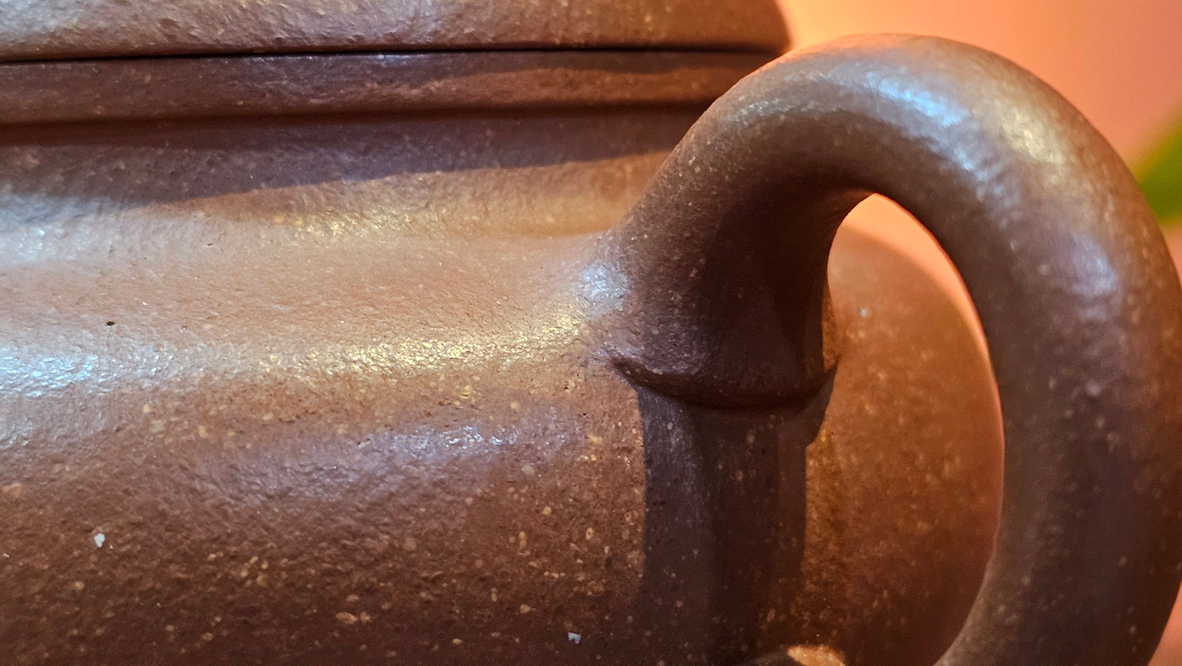 Song Jin Hu《颂金壶》, 153.6ml, Hong Jiang Po Ni 红降坡泥, by Craftsman Chen Gui Zhi 陈桂枝。(Red JiangPoNi rarer than Yellow JiangPoNi, XiaoMeiYao & ZhaoZhuang ZhuNi) ~!Congratulations to Mr A.T., A.C., 1945hrs 4th Oct 2025, München, Germany🇩🇪!