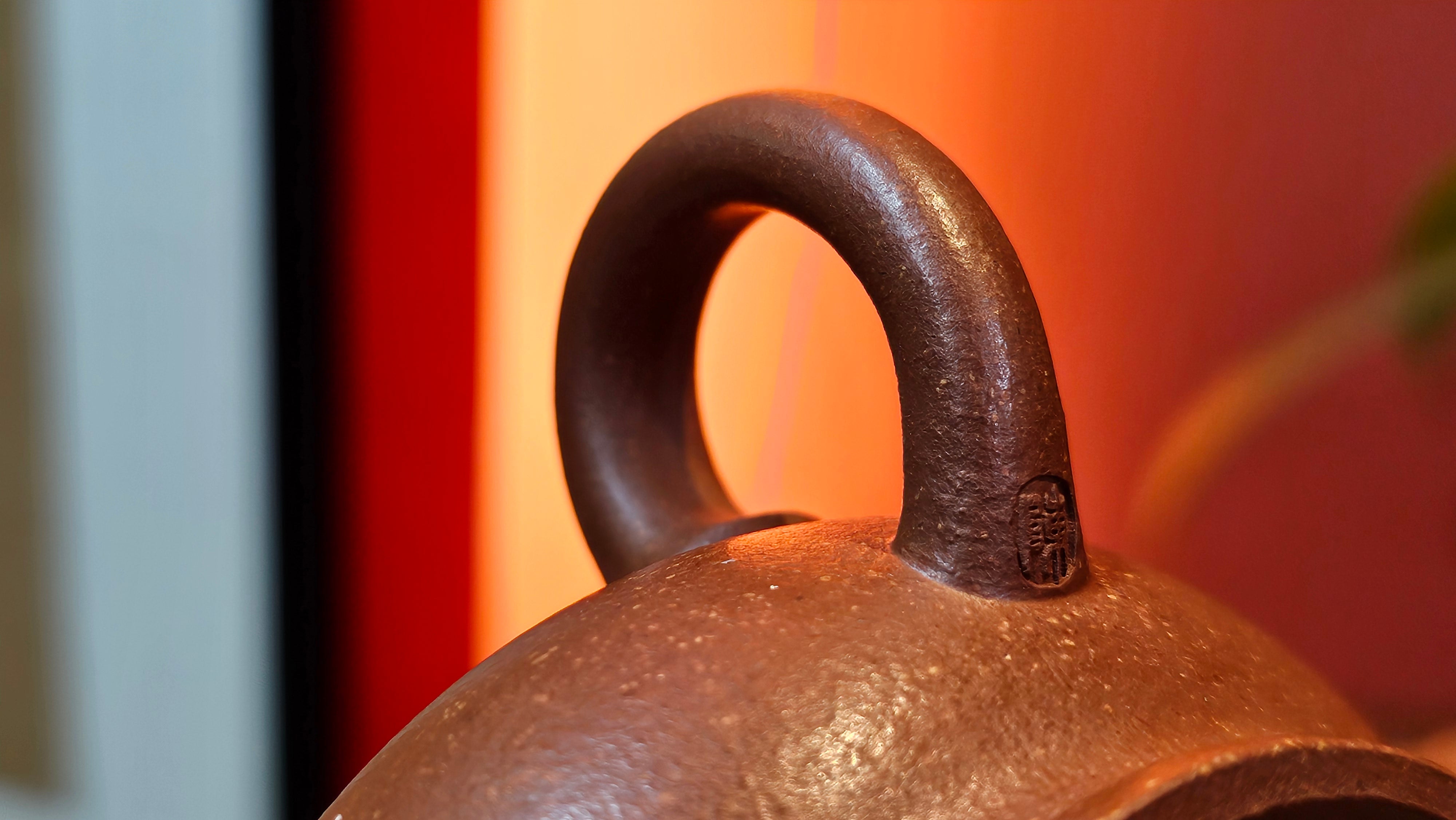 Song Jin Hu《颂金壶》, 153.6ml, Hong Jiang Po Ni 红降坡泥, by Craftsman Chen Gui Zhi 陈桂枝。(Red JiangPoNi rarer than Yellow JiangPoNi, XiaoMeiYao & ZhaoZhuang ZhuNi) ~!Congratulations to Mr A.T., A.C., 1945hrs 4th Oct 2025, München, Germany🇩🇪!