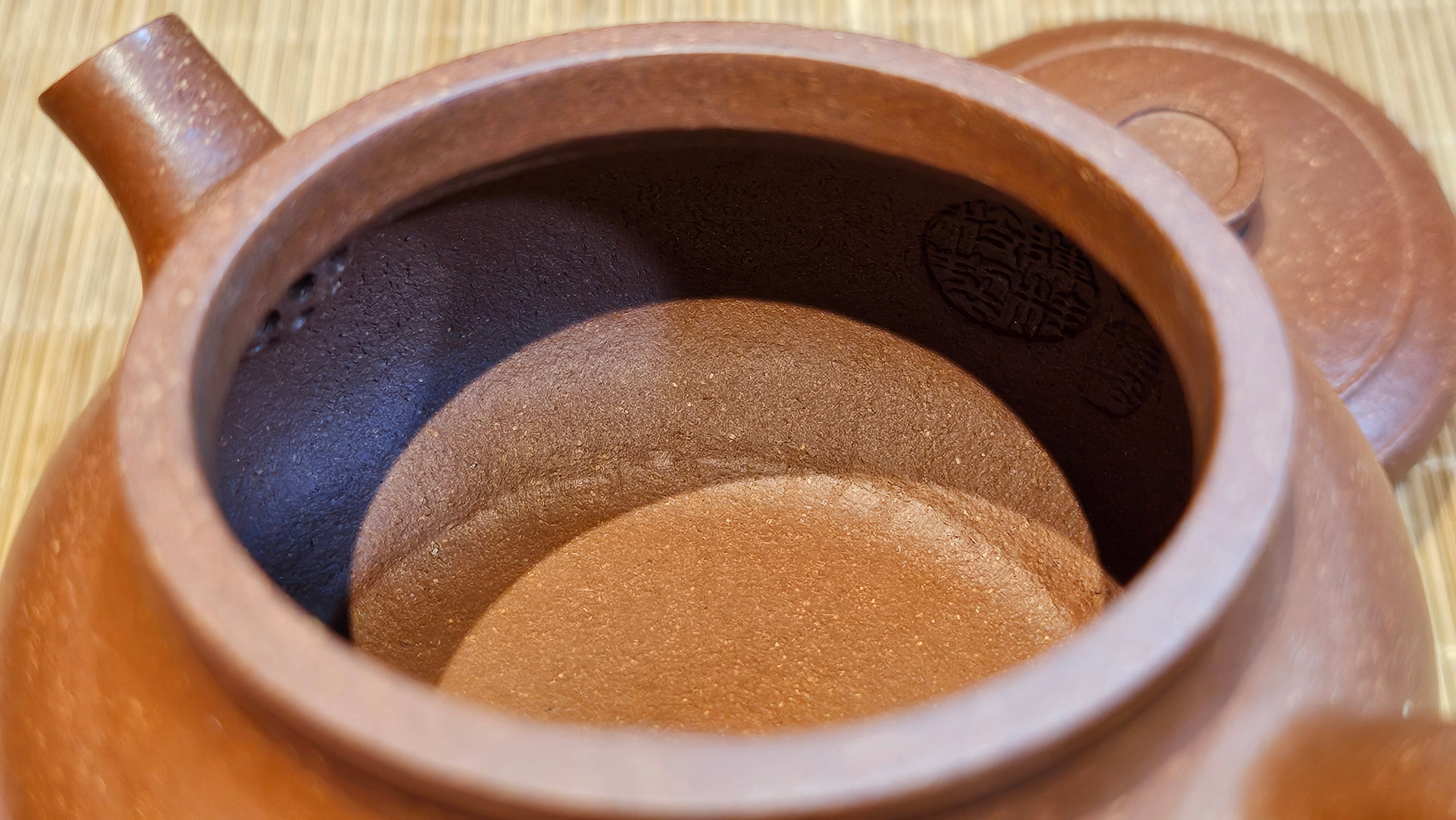 Song Jin Hu《颂金壶》, 153.6ml, Hong Jiang Po Ni 红降坡泥, by Craftsman Chen Gui Zhi 陈桂枝。(Red JiangPoNi rarer than Yellow JiangPoNi, XiaoMeiYao & ZhaoZhuang ZhuNi) ~!Congratulations to Mr A.T., A.C., 1945hrs 4th Oct 2025, München, Germany🇩🇪!