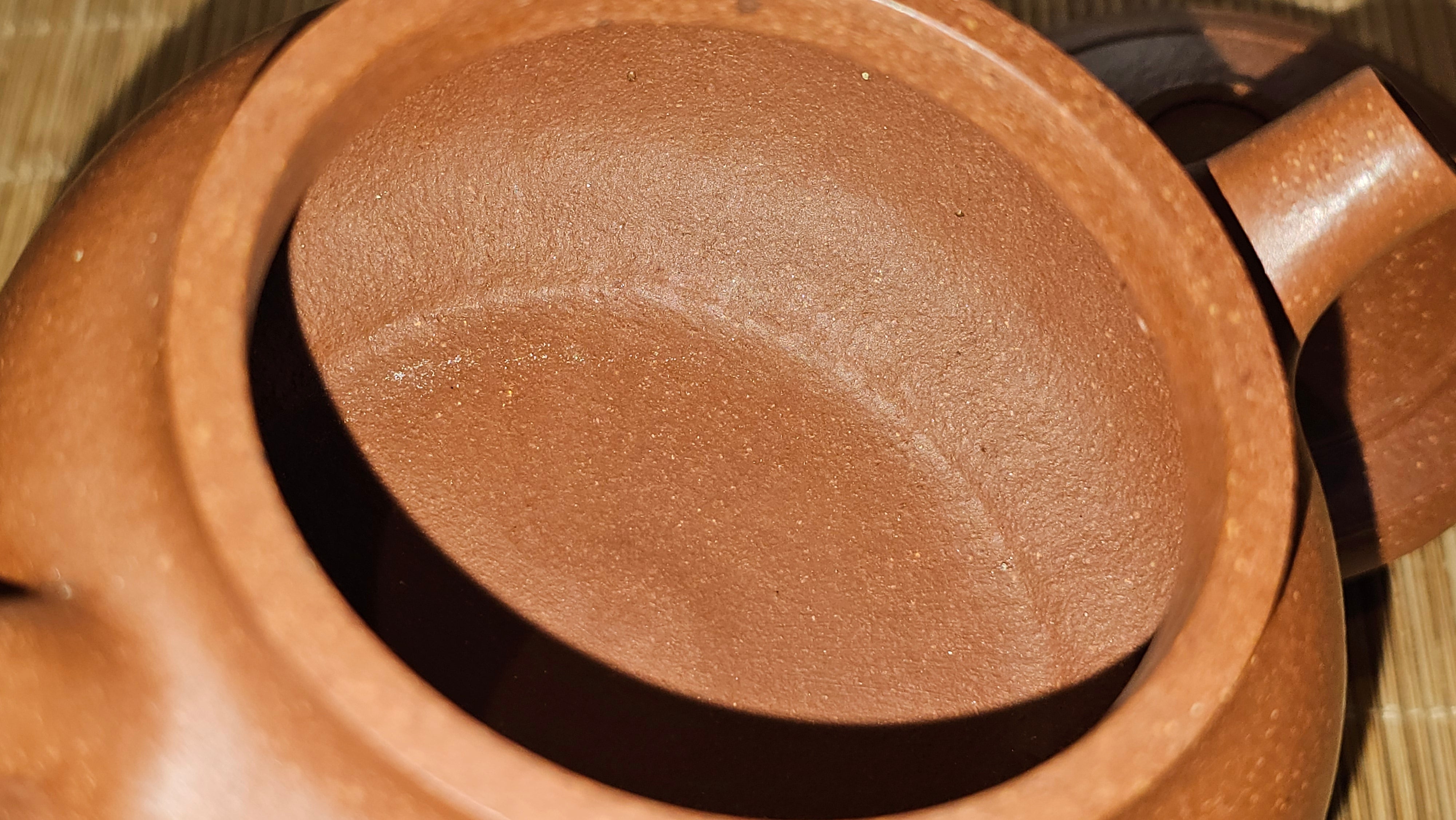 Song Jin Hu《颂金壶》, 153.6ml, Hong Jiang Po Ni 红降坡泥, by Craftsman Chen Gui Zhi 陈桂枝。(Red JiangPoNi rarer than Yellow JiangPoNi, XiaoMeiYao & ZhaoZhuang ZhuNi) ~!Congratulations to Mr A.T., A.C., 1945hrs 4th Oct 2025, München, Germany🇩🇪!