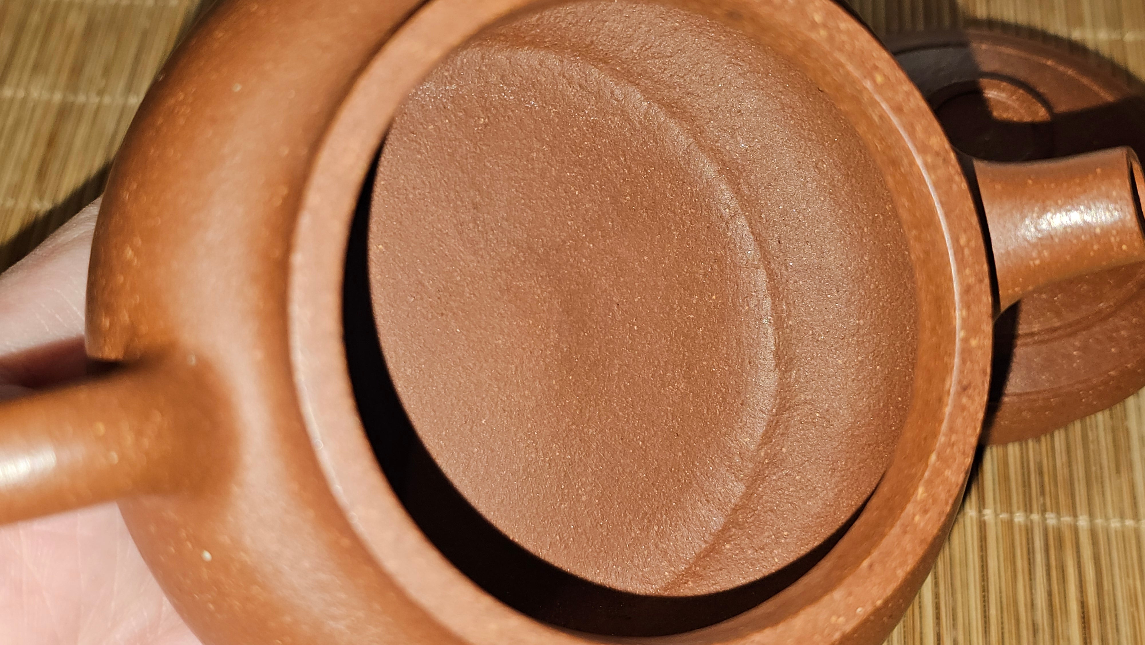 Song Jin Hu《颂金壶》, 153.6ml, Hong Jiang Po Ni 红降坡泥, by Craftsman Chen Gui Zhi 陈桂枝。(Red JiangPoNi rarer than Yellow JiangPoNi, XiaoMeiYao & ZhaoZhuang ZhuNi) ~!Congratulations to Mr A.T., A.C., 1945hrs 4th Oct 2025, München, Germany🇩🇪!