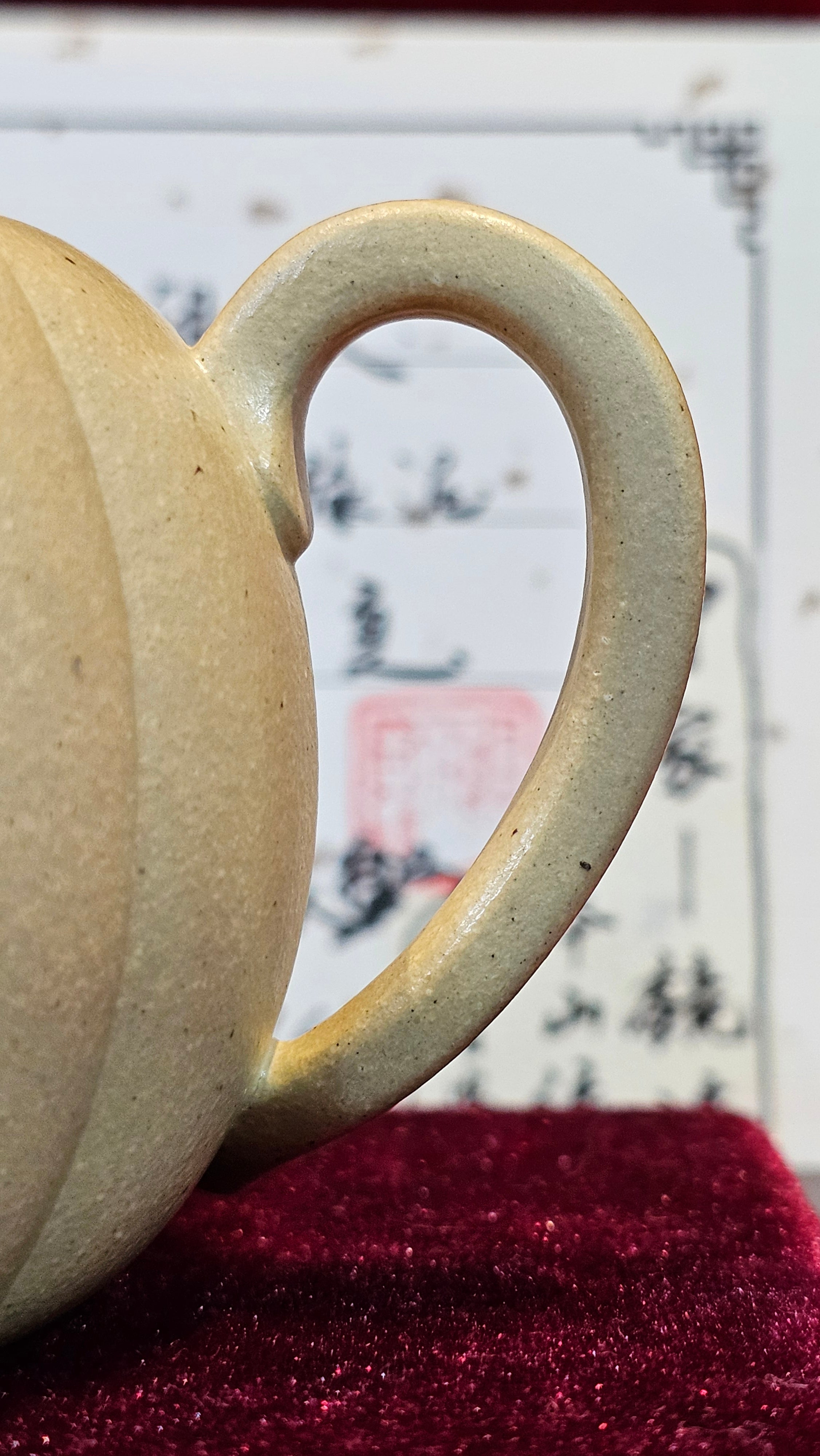 Commissioned work for Ms S.Muller: ZiSha work《甜瓜》"Tian Gua" 210ml, made with Cao Family's 100% BenShan LüNi 本山绿泥, crafted by L4 Assoc Master Artist Zhang Ke 助理工艺美术师, 张轲 ~ COMPLETED and CONGRATULATIONS to Ms S.Muller, Velden! The Netherlands🇳🇱.