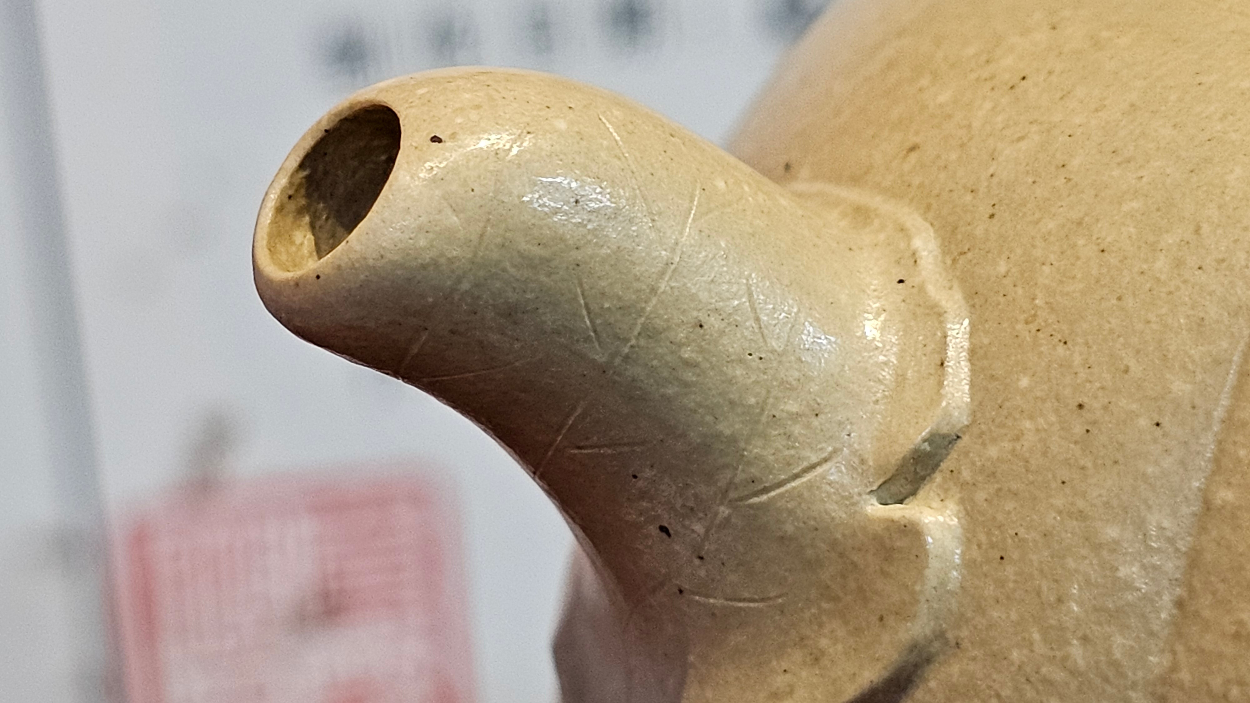 Commissioned work for Ms S.Muller: ZiSha work《甜瓜》"Tian Gua" 210ml, made with Cao Family's 100% BenShan LüNi 本山绿泥, crafted by L4 Assoc Master Artist Zhang Ke 助理工艺美术师, 张轲 ~ COMPLETED and CONGRATULATIONS to Ms S.Muller, Velden! The Netherlands🇳🇱.