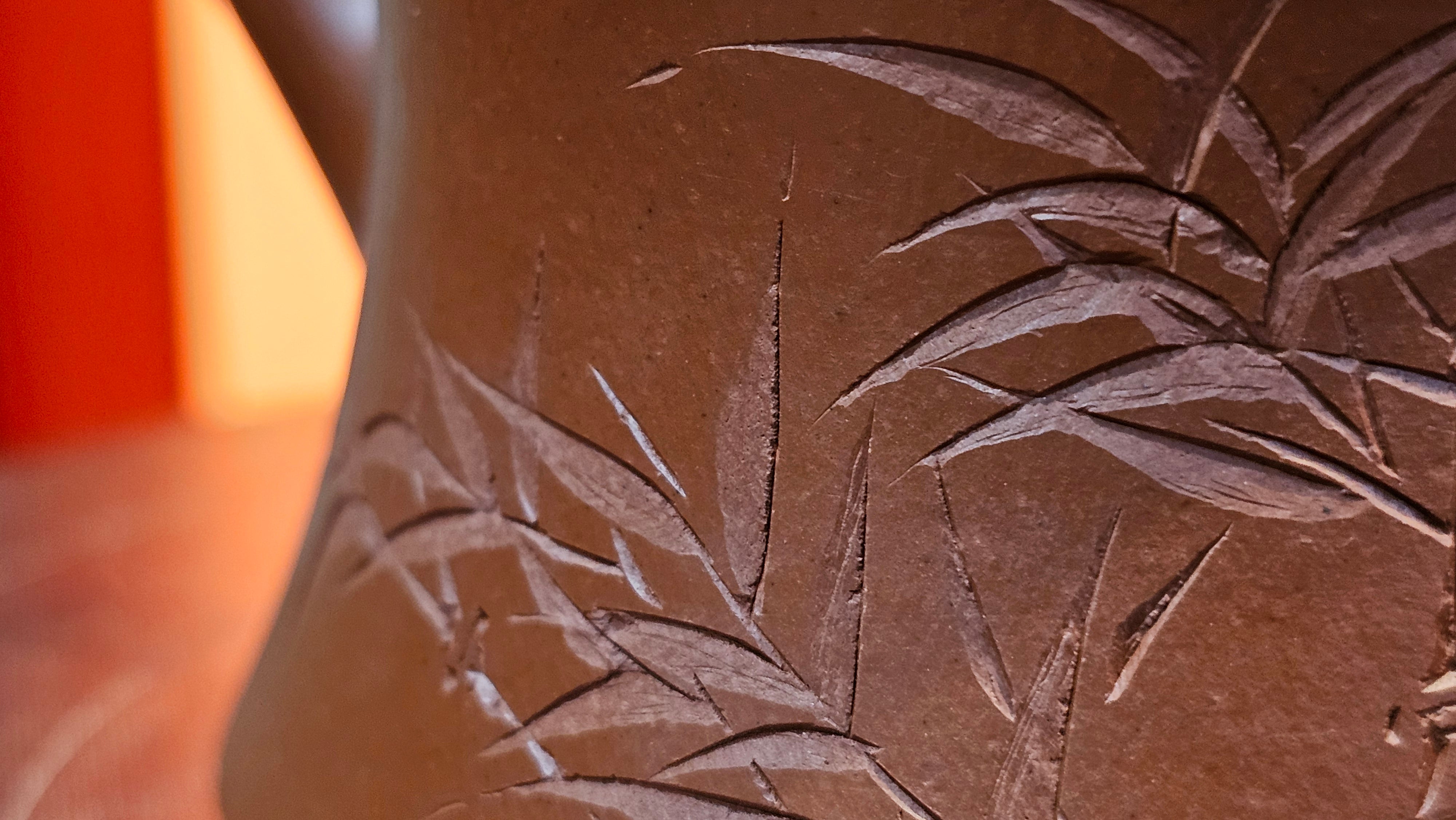 Yun Zhu 云柱 "Pillar of the Heavens", 138.2ml, Xiao Mei Yao Zhu Ni, by Craftsman Wang Hui 王慧 ~ "劲竹凌风" and Bamboo Engraving by Craftsman Yi De Shu 一德书 ~!Congratulations to Mr J.D.! 2059hts 7th Oct 2025, CO!