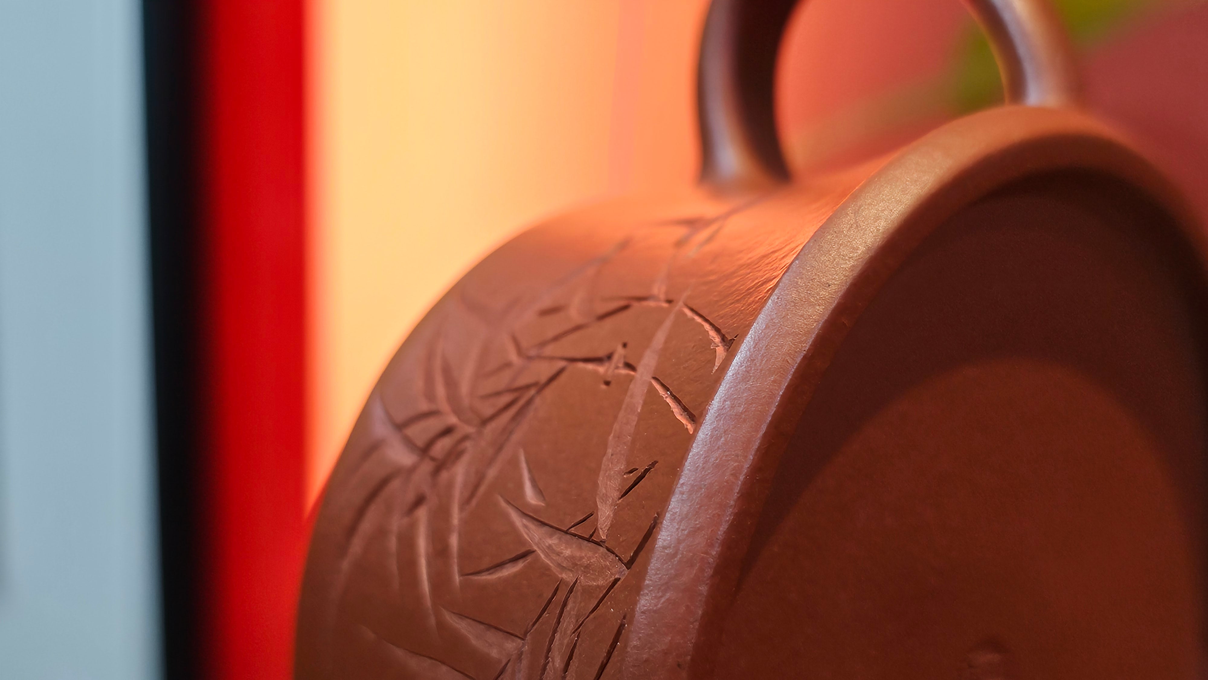 Yun Zhu 云柱 "Pillar of the Heavens", 138.2ml, Xiao Mei Yao Zhu Ni, by Craftsman Wang Hui 王慧 ~ "劲竹凌风" and Bamboo Engraving by Craftsman Yi De Shu 一德书 ~!Congratulations to Mr J.D.! 2059hts 7th Oct 2025, CO!