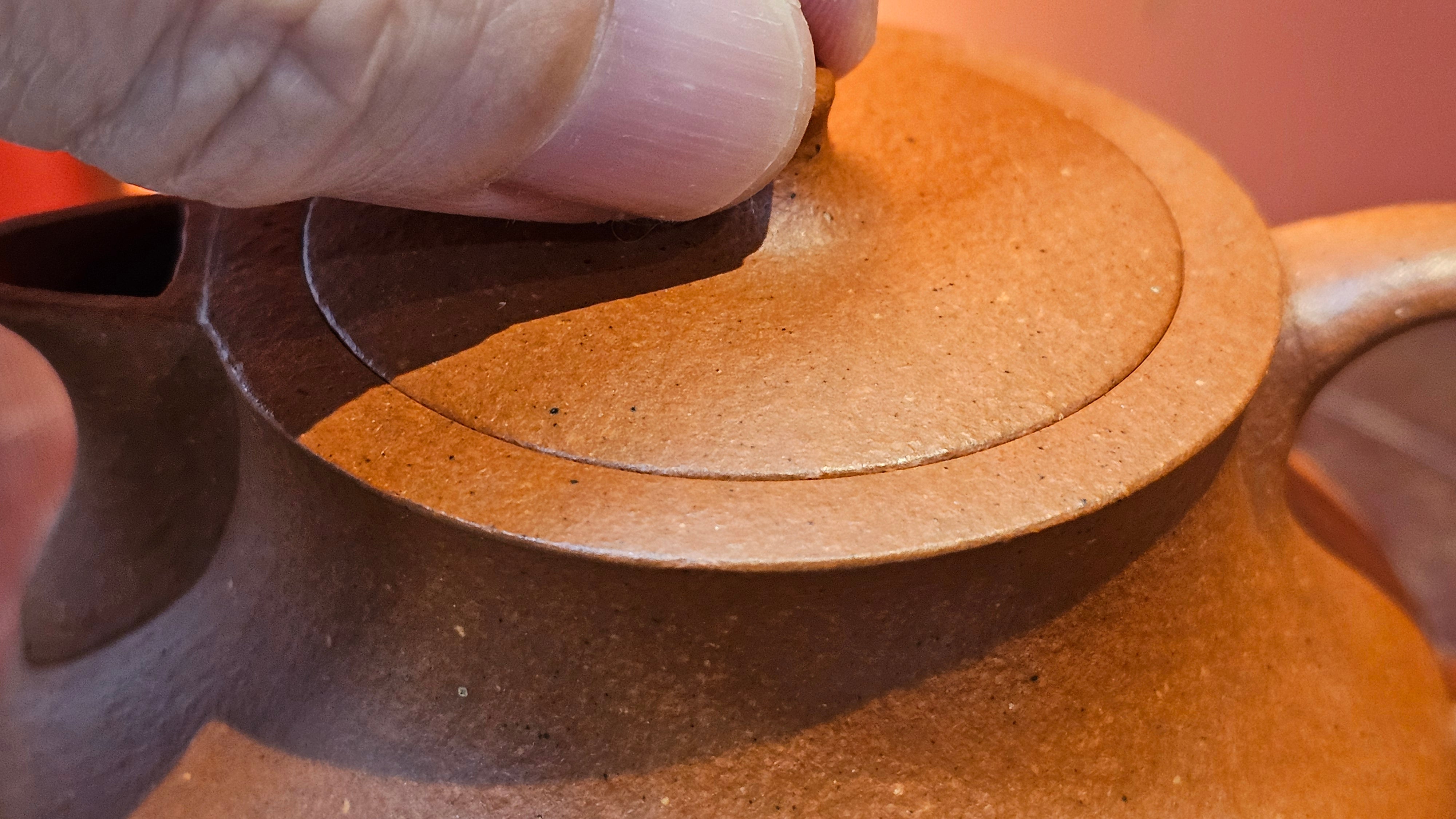 Le Rong 乐荣, 121.2ml, rare Zhu Sha 朱砂 (highest granularity form of ZhuNi), by Craftsman Gu Xiao Ming 顾小明 ~!Congratulations to Mr E.W.! 1237hrs 7th Oct 2025, Berkeley, CA!