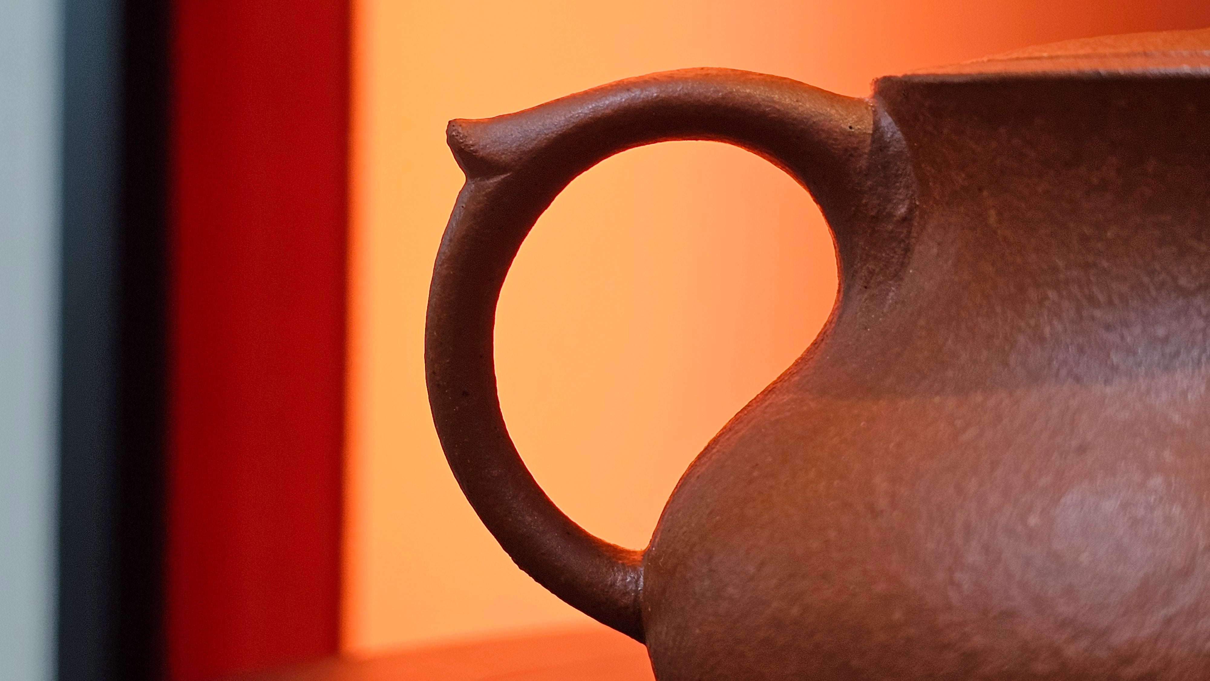 Le Rong 乐荣, 121.2ml, rare Zhu Sha 朱砂 (highest granularity form of ZhuNi), by Craftsman Gu Xiao Ming 顾小明 ~!Congratulations to Mr E.W.! 1237hrs 7th Oct 2025, Berkeley, CA!