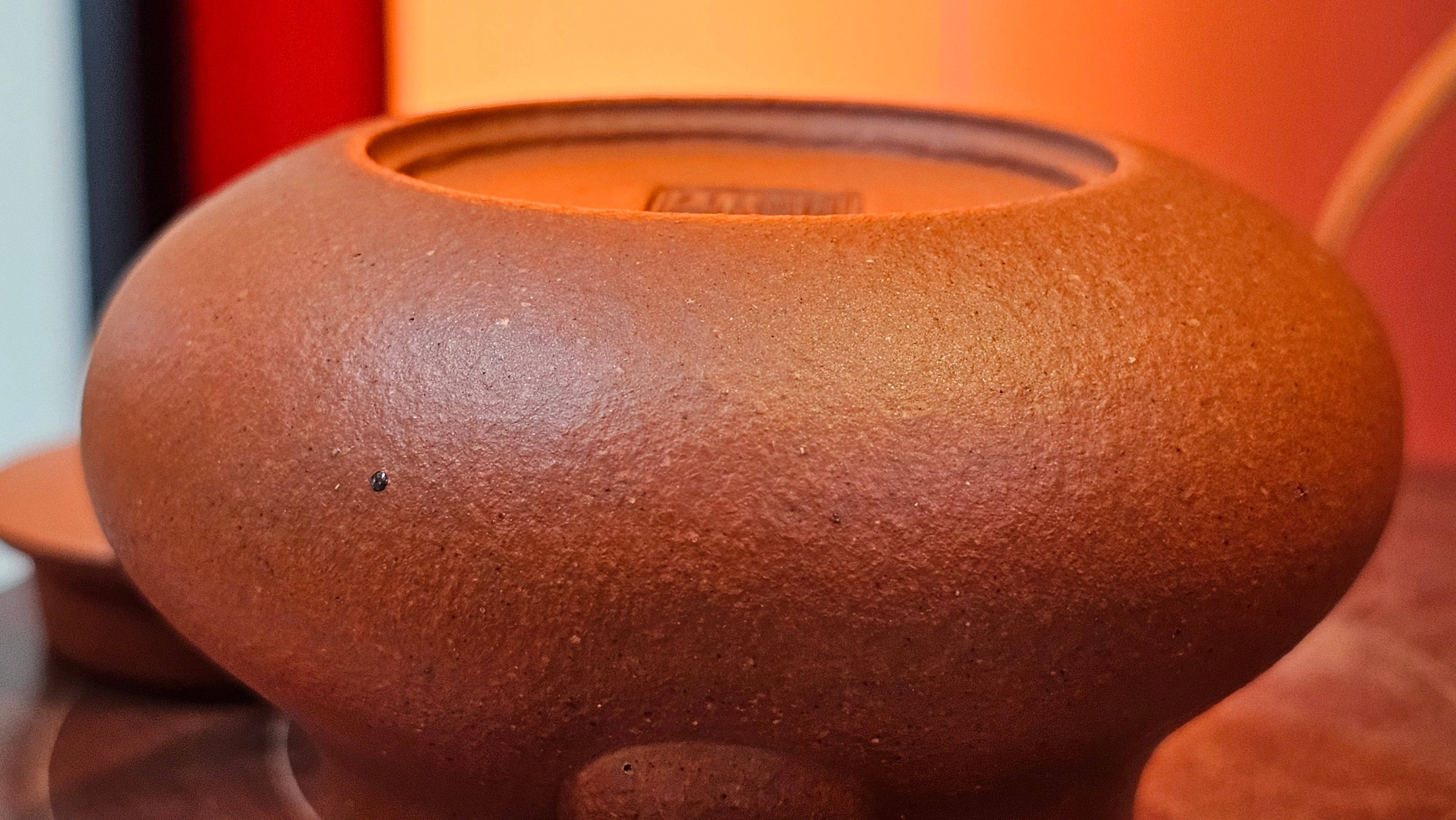 Le Rong 乐荣, 121.2ml, rare Zhu Sha 朱砂 (highest granularity form of ZhuNi), by Craftsman Gu Xiao Ming 顾小明 ~!Congratulations to Mr E.W.! 1237hrs 7th Oct 2025, Berkeley, CA!