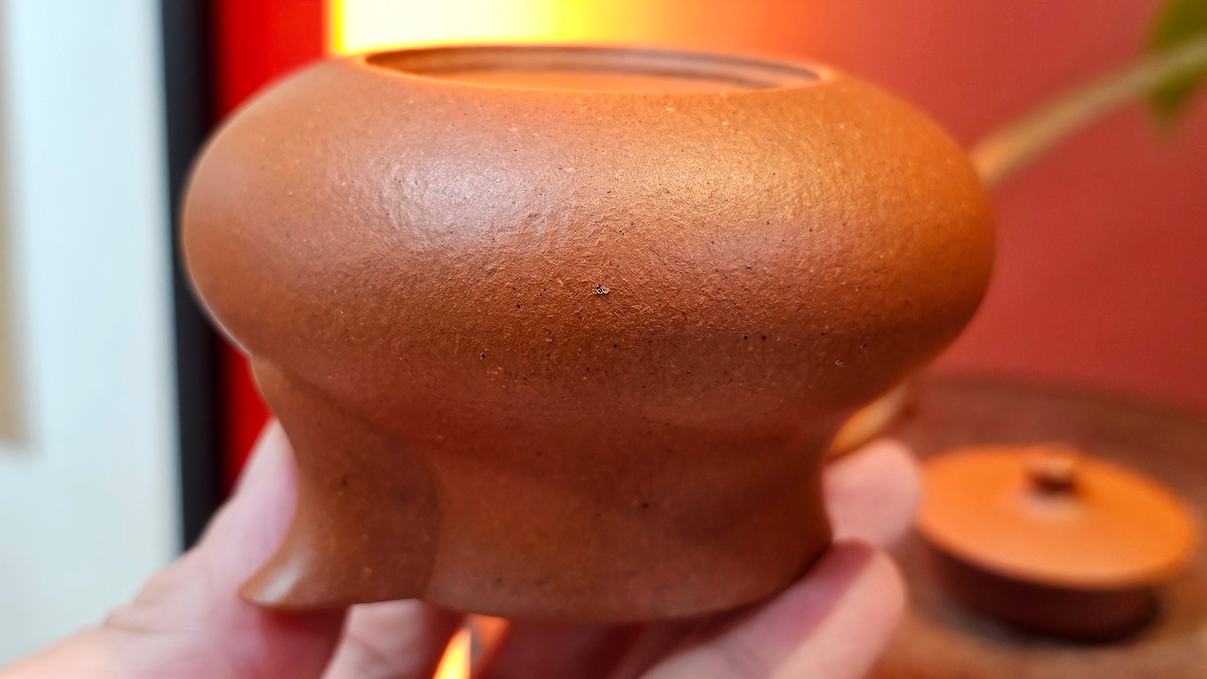 Le Rong 乐荣, 121.2ml, rare Zhu Sha 朱砂 (highest granularity form of ZhuNi), by Craftsman Gu Xiao Ming 顾小明 ~!Congratulations to Mr E.W.! 1237hrs 7th Oct 2025, Berkeley, CA!