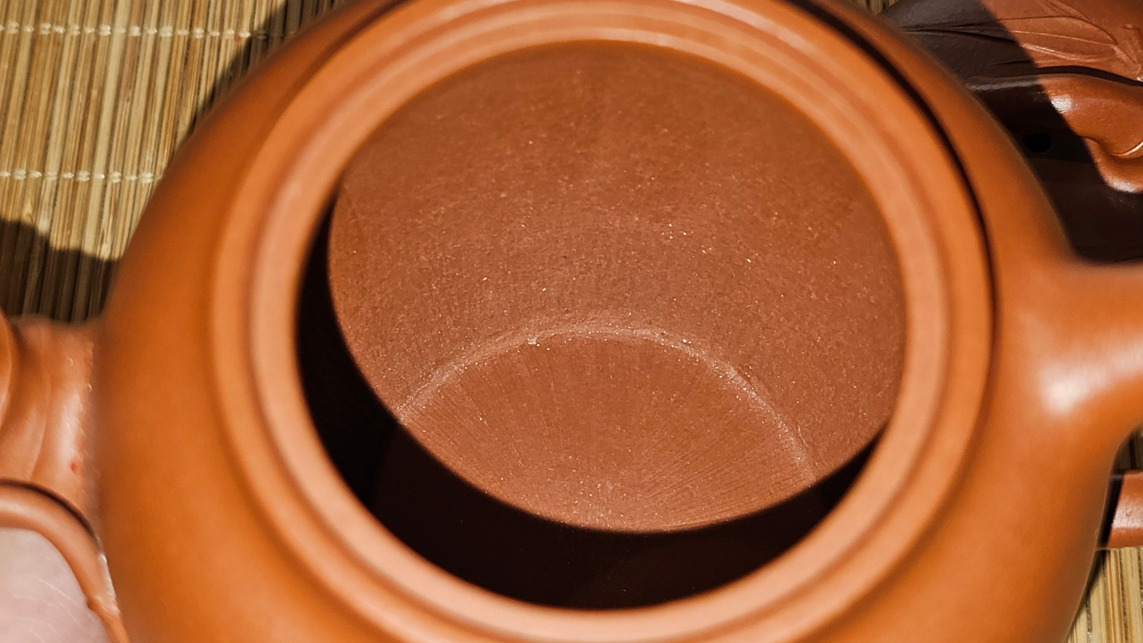 《高风亮节》"Gao Feng Liang Jie",  221.1ml, Ornate 花器! ~ Xiao Mei Yao Zhu Ni 小煤窑朱泥,  by Craftsman Shi Yun 石芸 ~ Congratulations!to Mr J.D.! 2213hrs 8th Oct 2025, Castle Pines! CO!