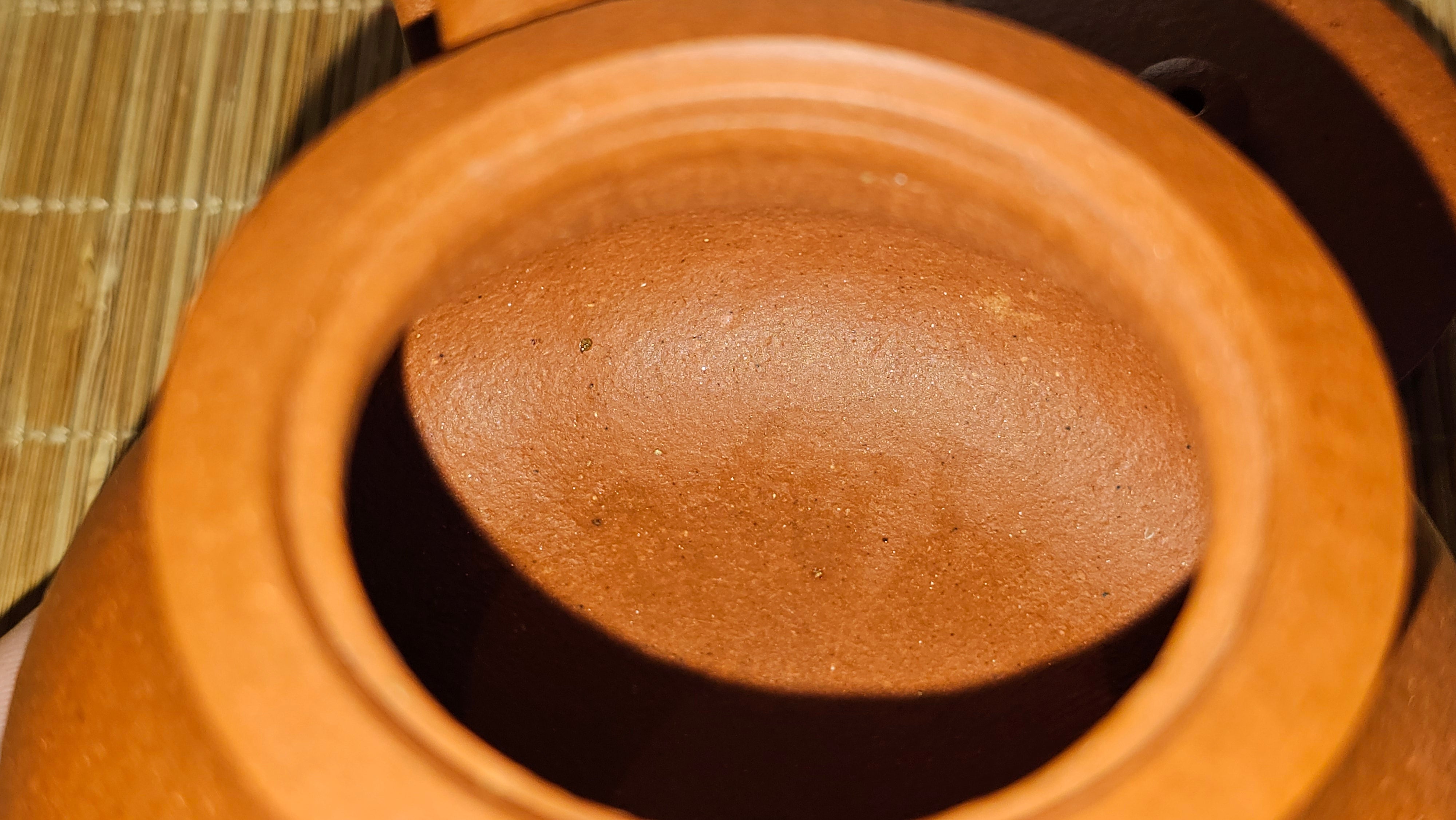 Le Rong 乐荣, 121.2ml, rare Zhu Sha 朱砂 (highest granularity form of ZhuNi), by Craftsman Gu Xiao Ming 顾小明 ~!Congratulations to Mr E.W.! 1237hrs 7th Oct 2025, Berkeley, CA!