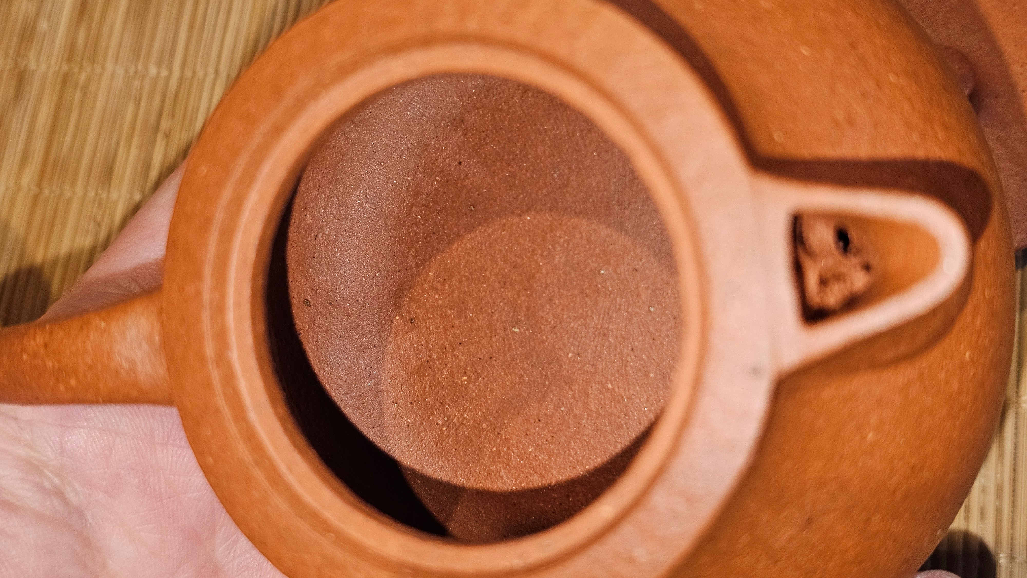 Le Rong 乐荣, 121.2ml, rare Zhu Sha 朱砂 (highest granularity form of ZhuNi), by Craftsman Gu Xiao Ming 顾小明 ~!Congratulations to Mr E.W.! 1237hrs 7th Oct 2025, Berkeley, CA!