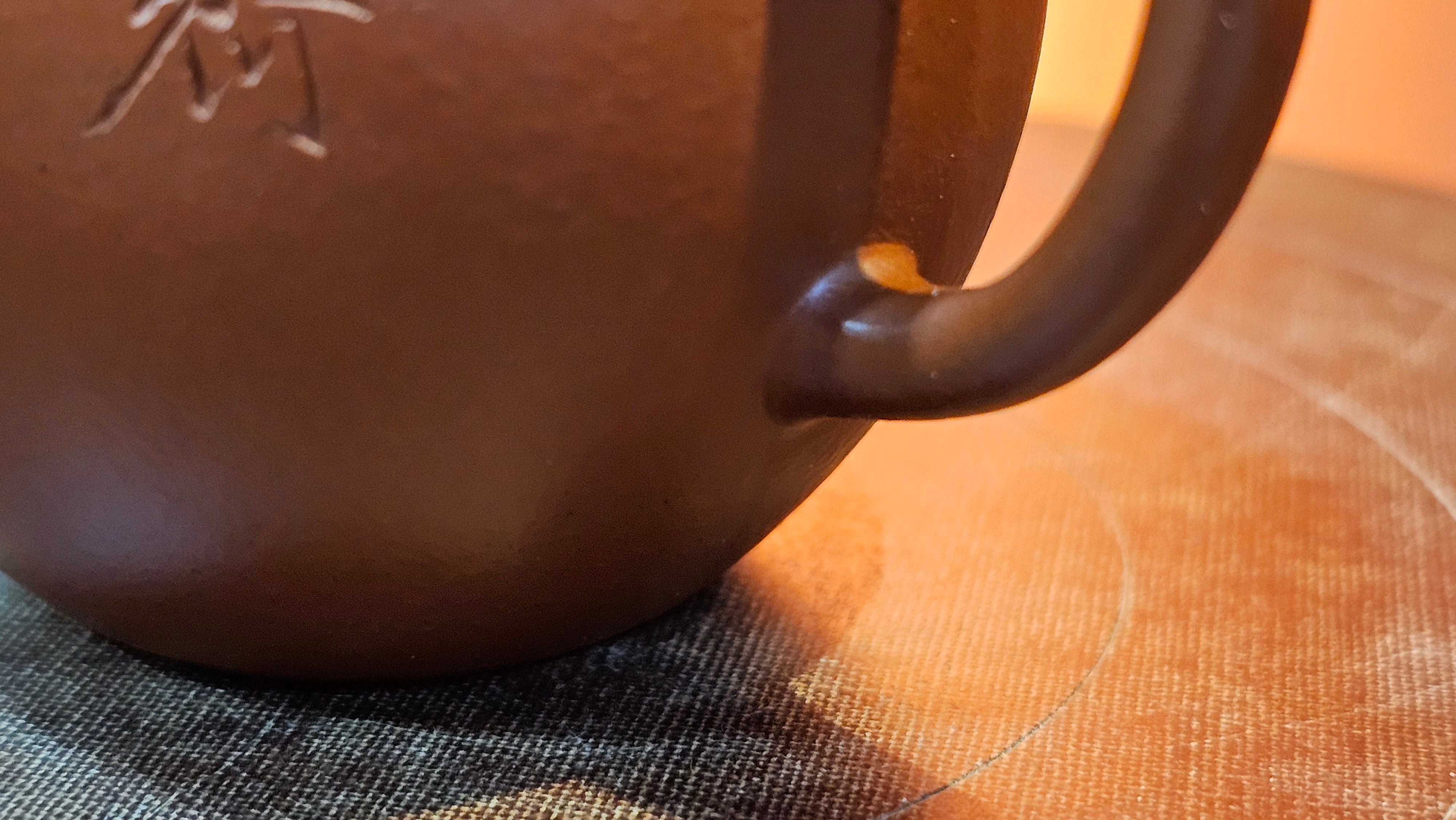 Yan Yun 颜韵, 96.6ml, Xiao Mei Yao Zhu Ni 小煤窑朱泥, by Collaborative Craftsman Zhai Yi Yao 翟一耀 with Engraving by Craftsman Yi De Shu 一德书 ~ Congratulations to Ms J.C.! 1405hrs 18th Oct 2025, Los Angeles! CA!