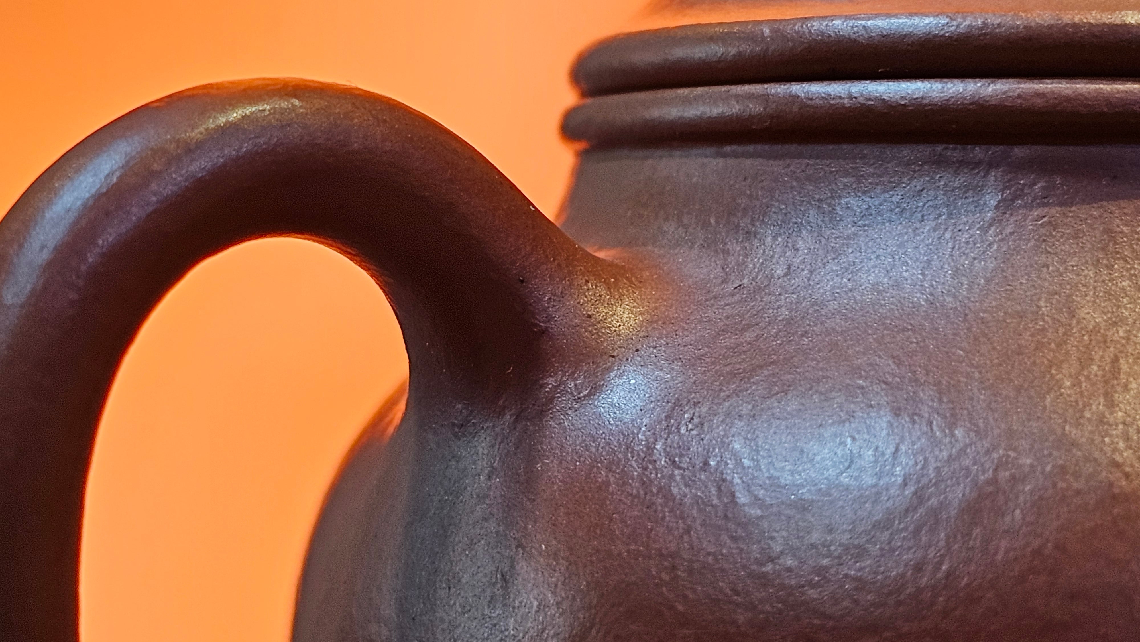 Yan Yun 颜韵, 96.6ml, Xiao Mei Yao Zhu Ni 小煤窑朱泥, by Collaborative Craftsman Zhai Yi Yao 翟一耀 with Engraving by Craftsman Yi De Shu 一德书 ~ Congratulations to Ms J.C.! 1405hrs 18th Oct 2025, Los Angeles! CA!